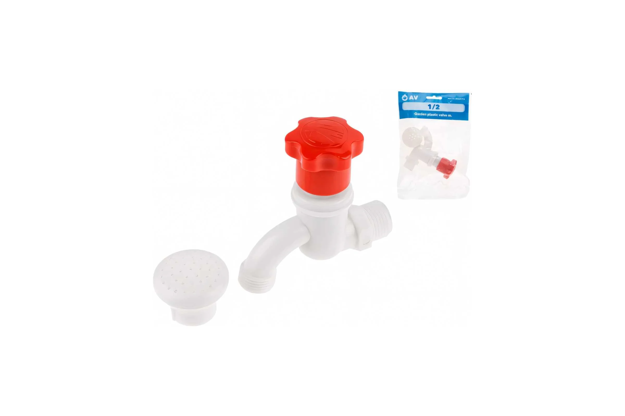 Кран пластиковый водоразборный AV Engineering 1/2" нар. AVZAP-P15