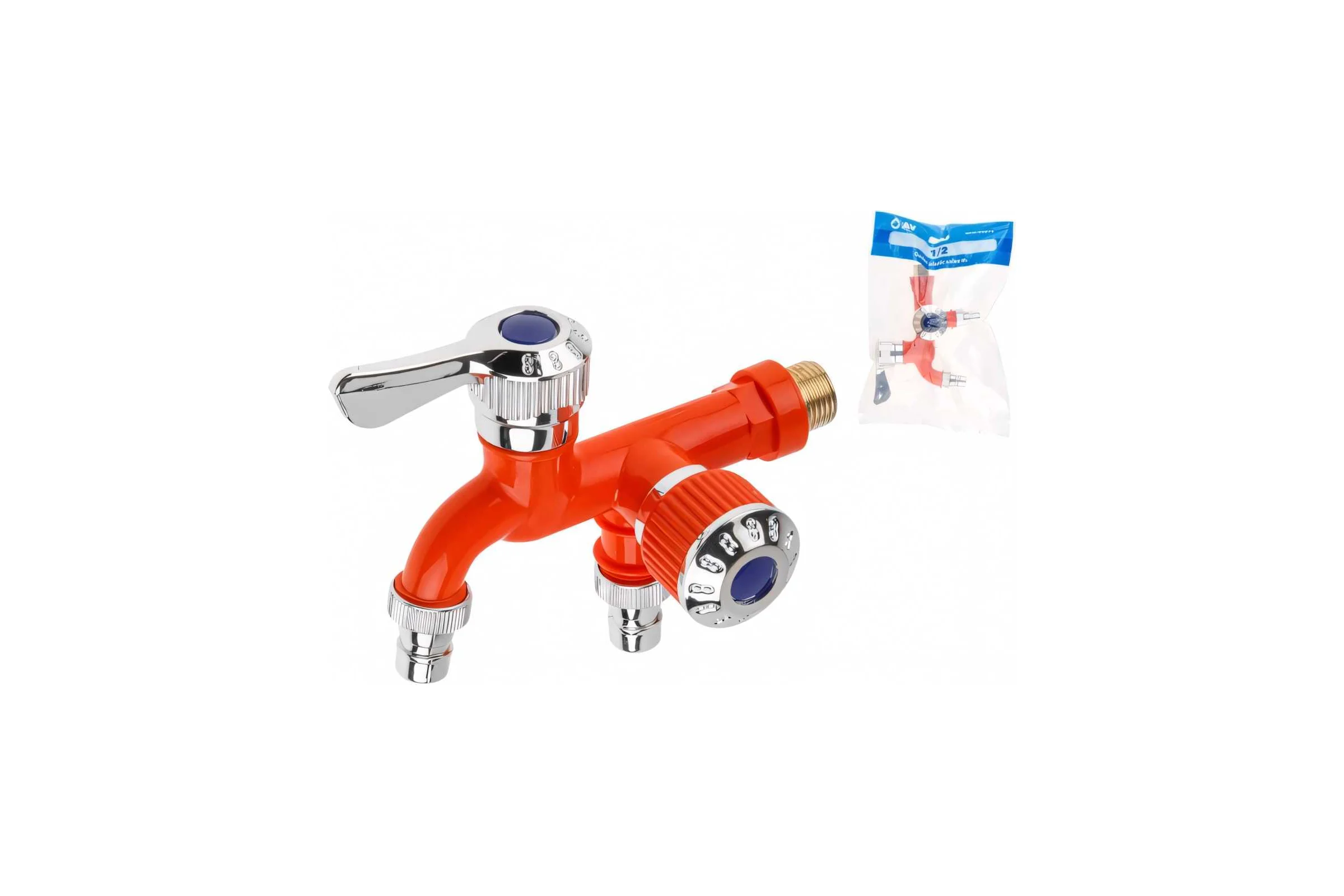 Кран пластиковый садовый AV Engineering 1/2" нар. AVZAP-P18