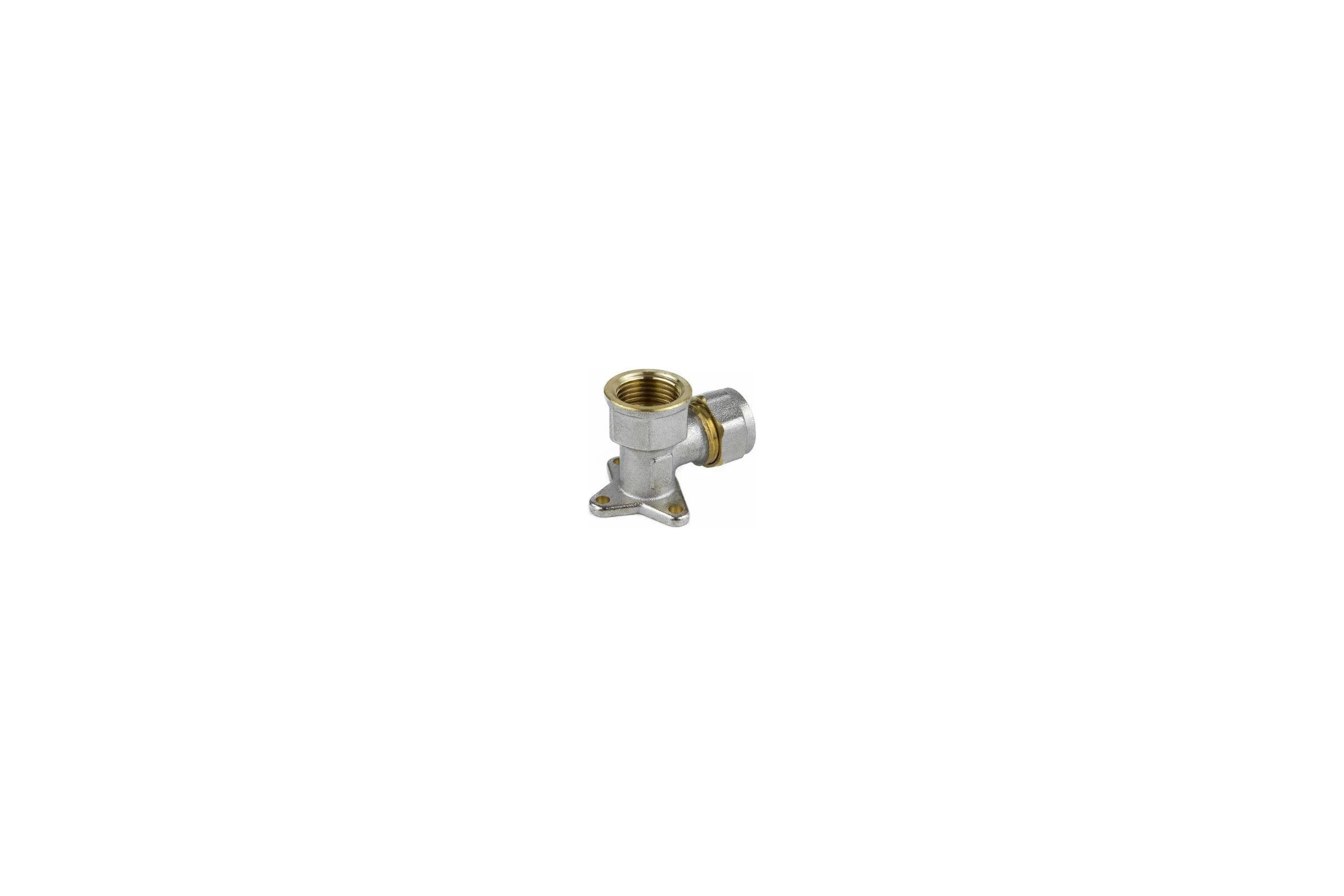 Водорозетка Aquasfera МП обжимная, латунь, Дн20х1/2 ВР 7008-02 027-8756