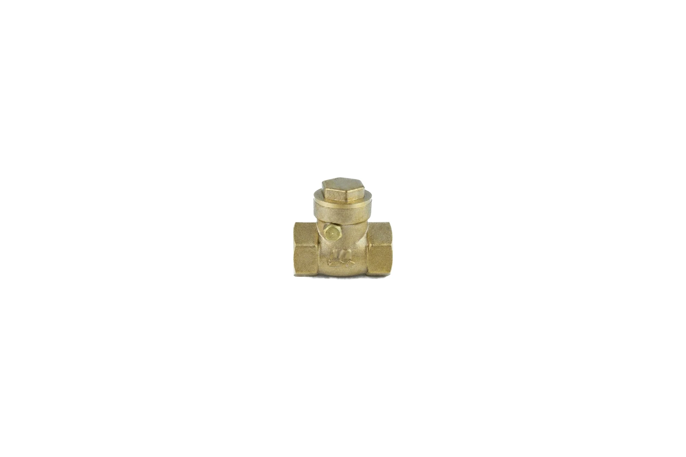 Клапан Aquasfera обратный, латунь, поворотный, Ду50 Ру25, EPDM 3004-06 019-0706
