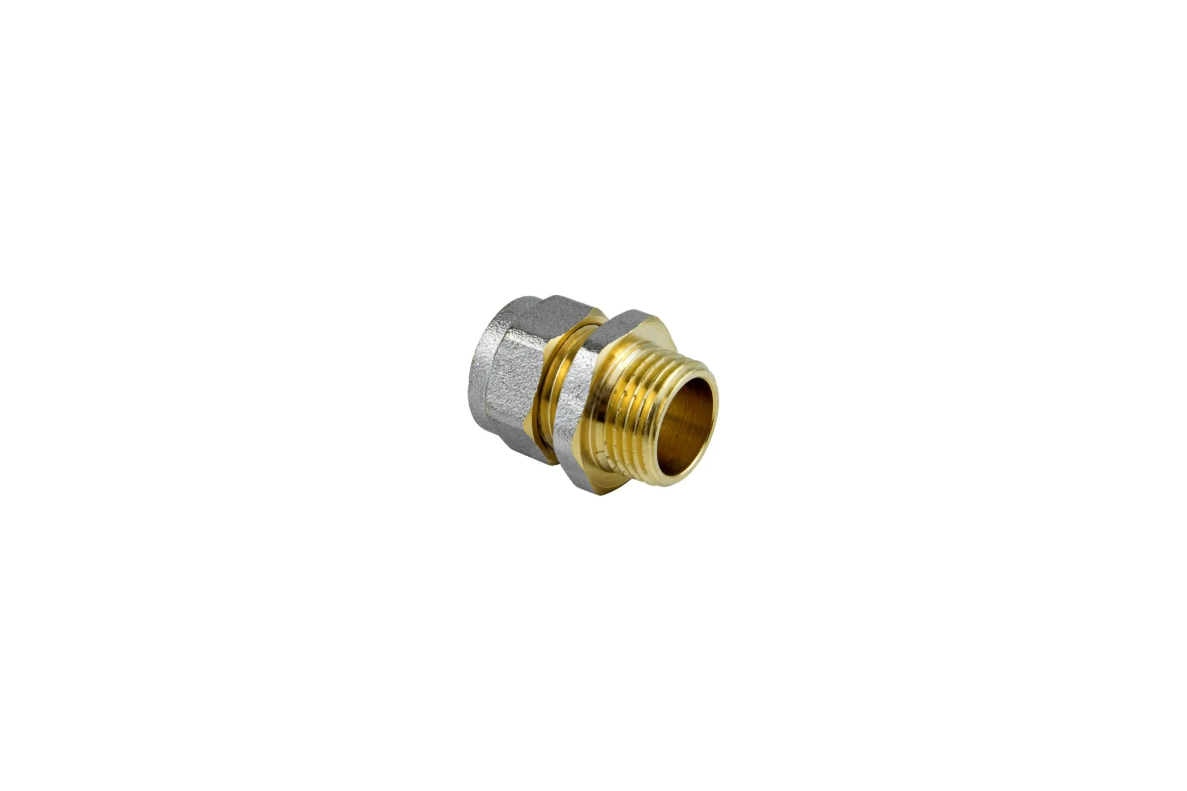 Муфта Aquasfera МП обжимная, латунь, Дн26х1 НР 7001-06 027-8726