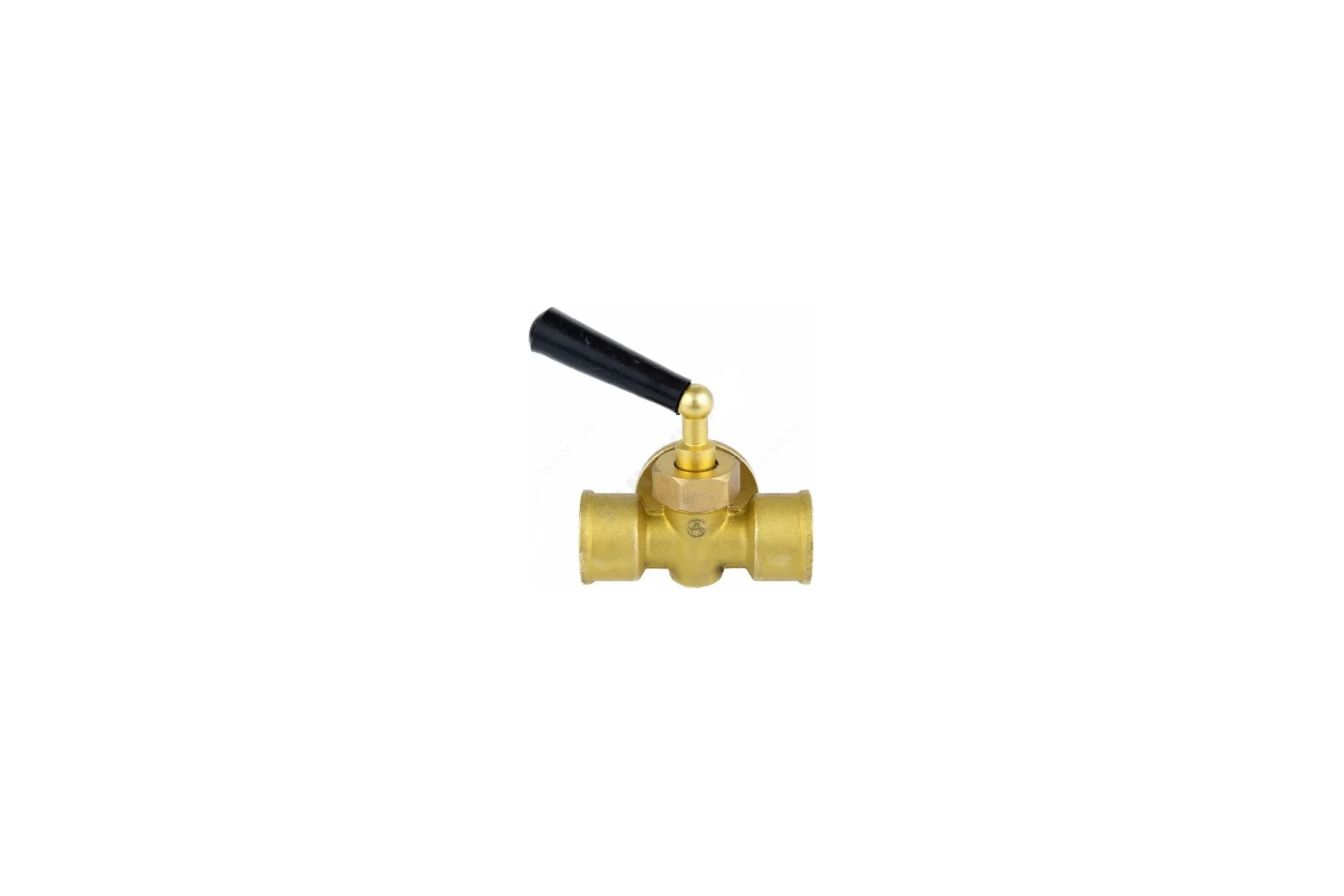 Кран для манометра Aquasfera латунь, G1/2 Ру16 м/м., рукоятка, фланец 1063-01 012-0097