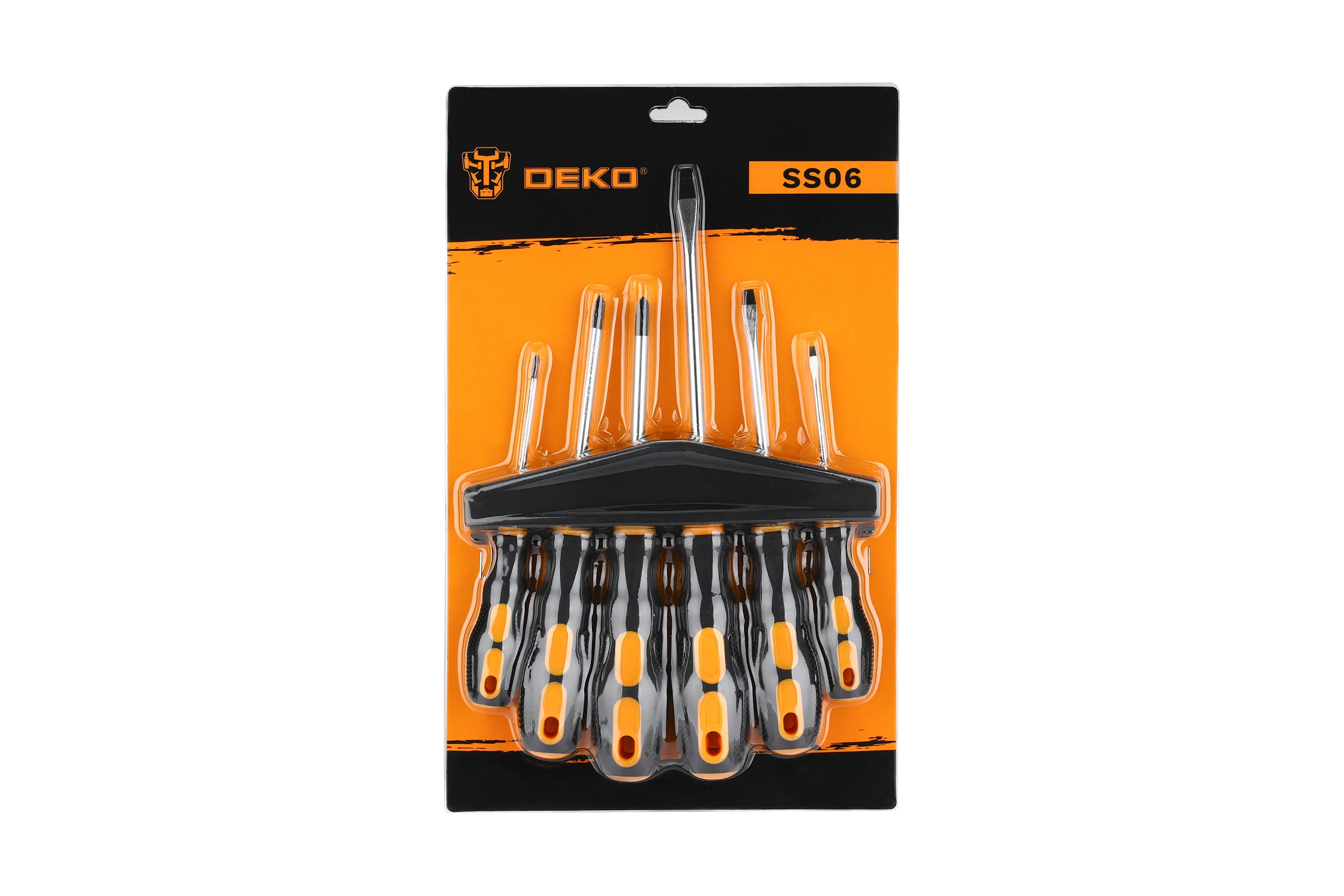 Набор отверток с эргономичными рукоятками DEKO SS06 065-0601