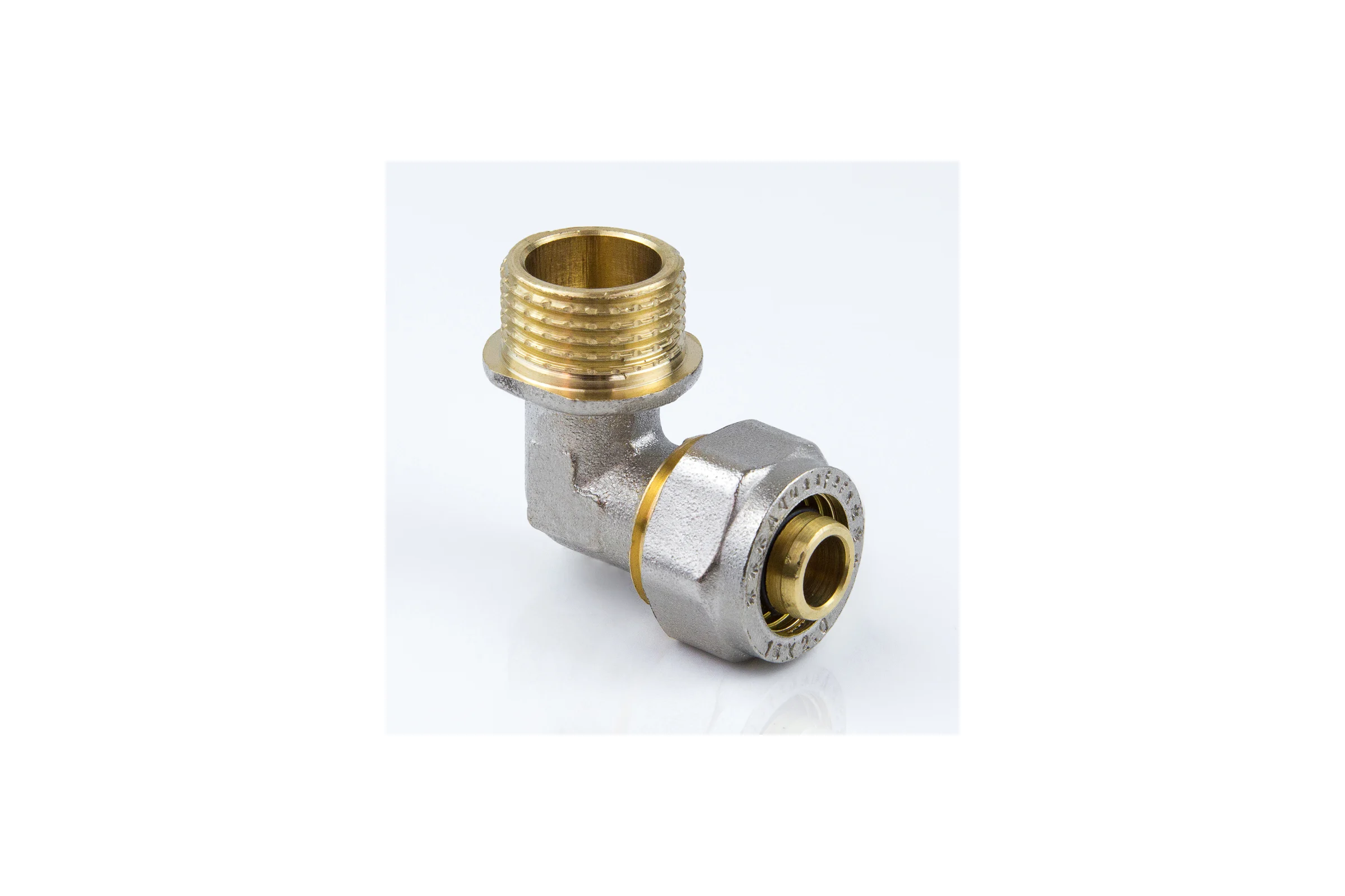 Угольник Aquasfera МП обжимной, латунь Дн16х1/2х90гр НР 7006-01 027-8748