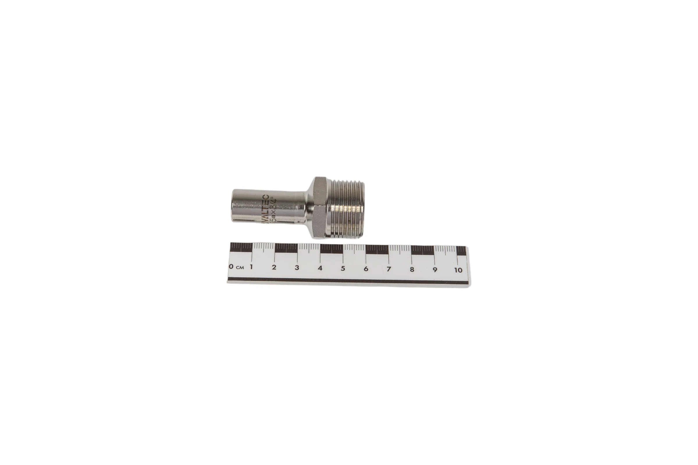 Резьбовая вставка из нержавеющей стали VALTEC с наружной резьбой, 15х3/4 VTi.906.I.001505