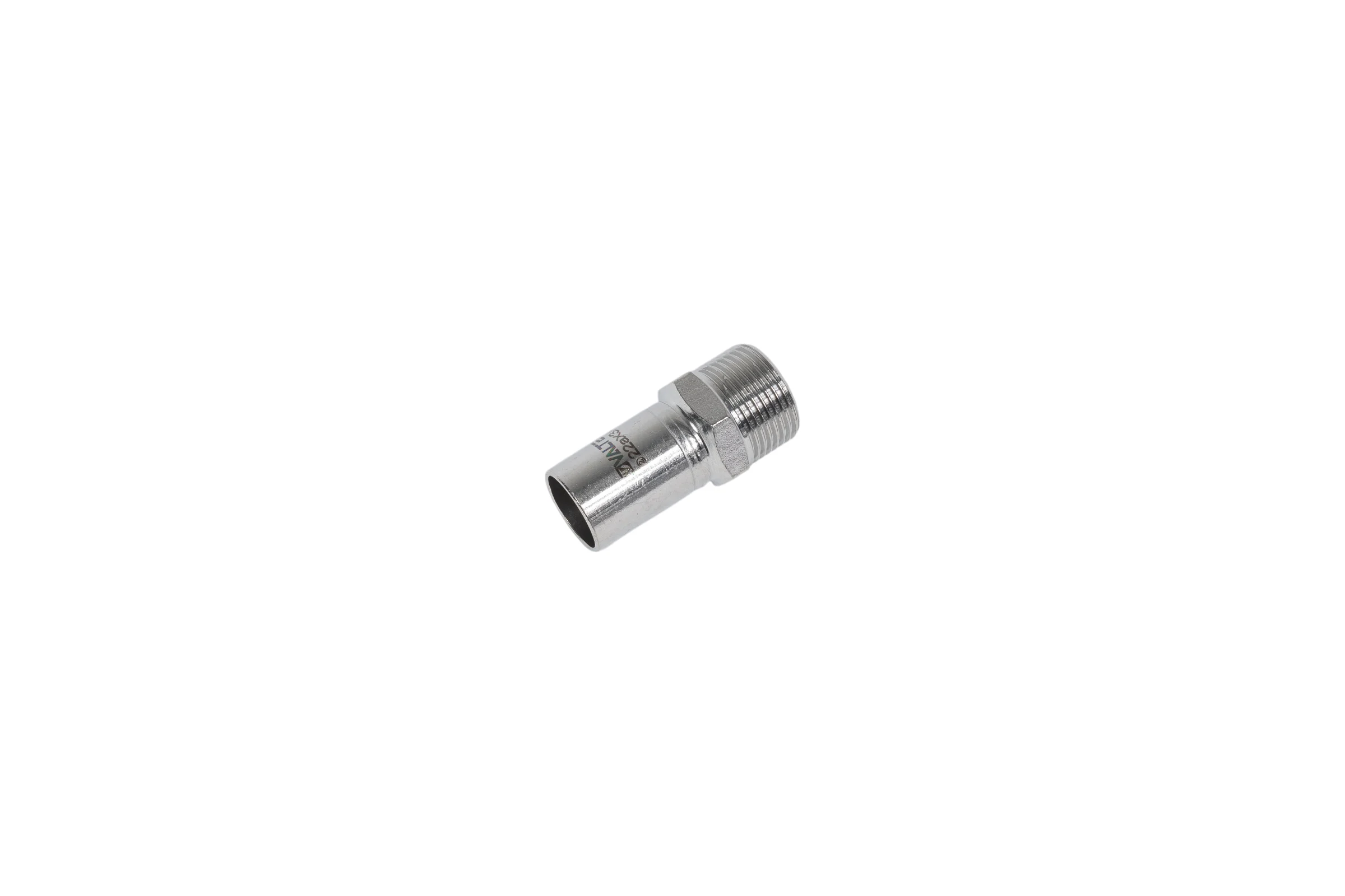 Резьбовая вставка из нержавеющей стали VALTEC с наружной резьбой, 22х3/4 VTi.906.I.002205
