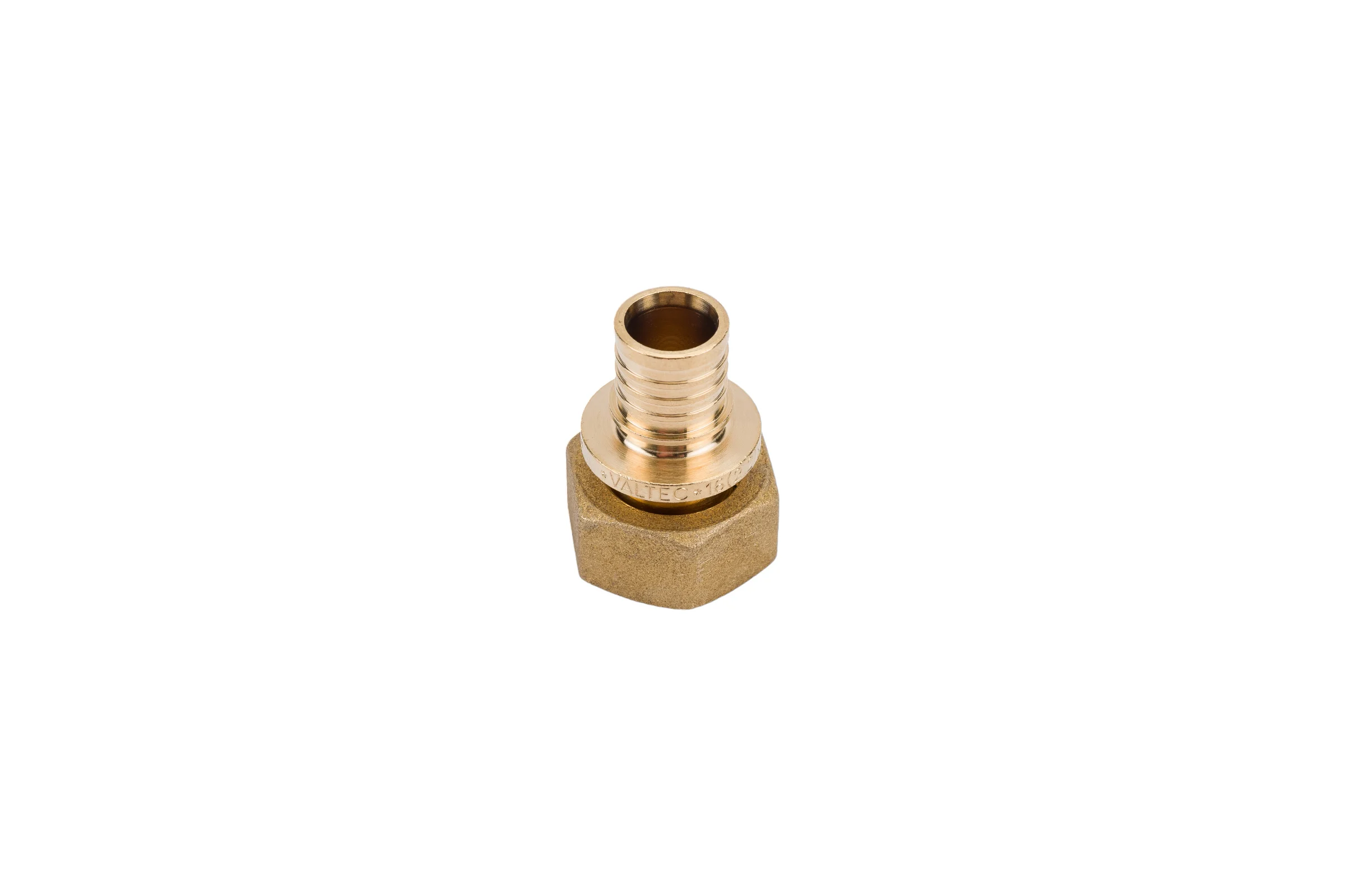 Надвижной соединитель VALTEC с накидной гайкой, 16х2.2х1/2 VTm.422.BG.001604