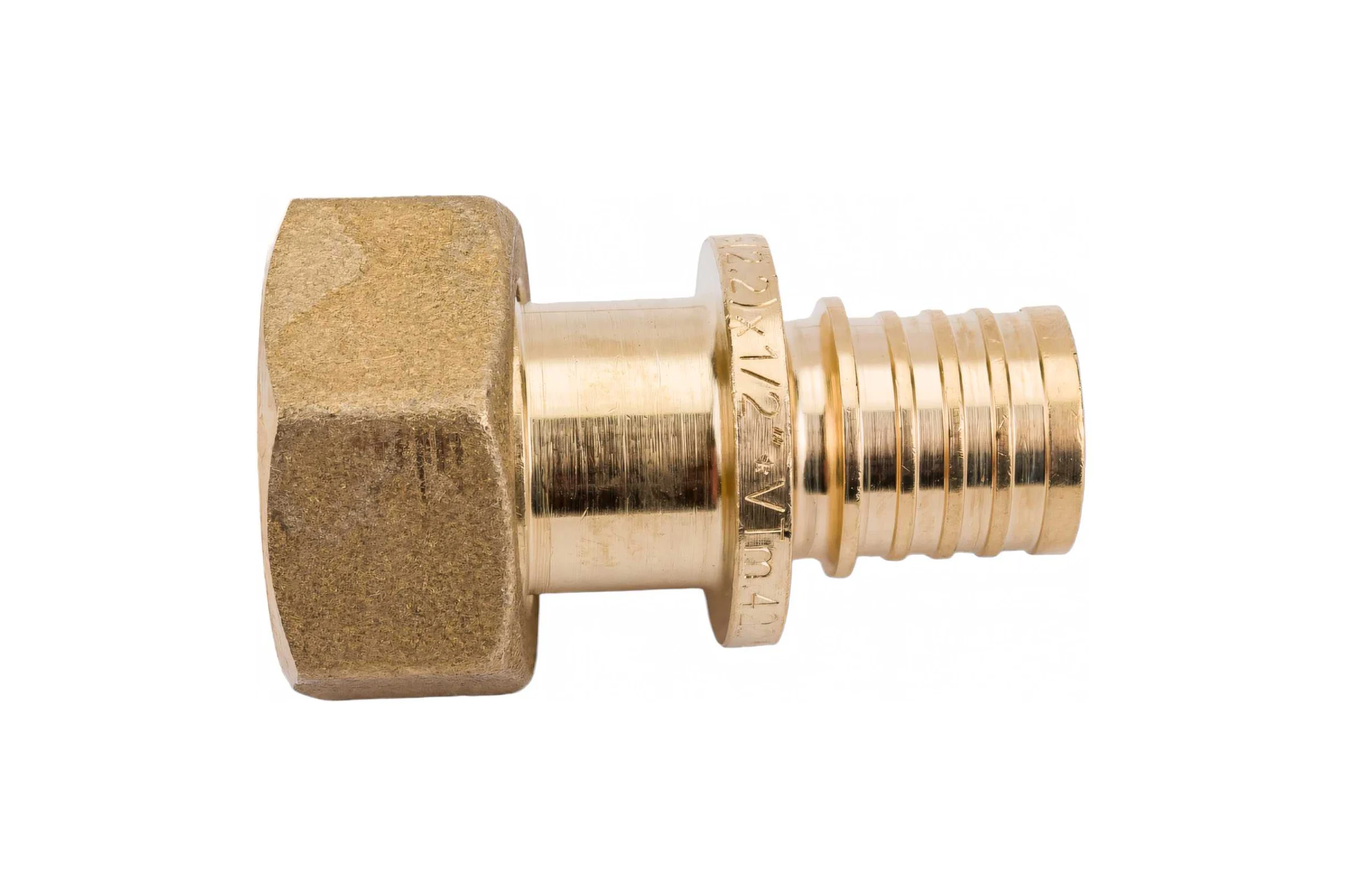 Надвижной соединитель VALTEC с накидной гайкой, 16х2.2х1/2 VTm.422.BG.001604