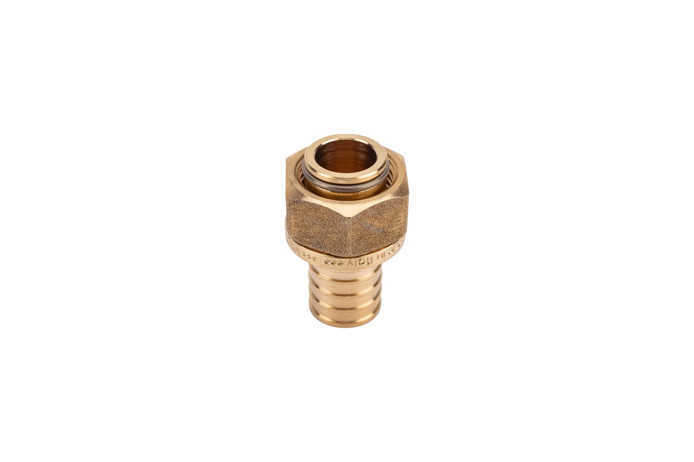 Надвижной соединитель VALTEC с накидной гайкой, 20х2.8х1/2 VTm.422.BG.002004