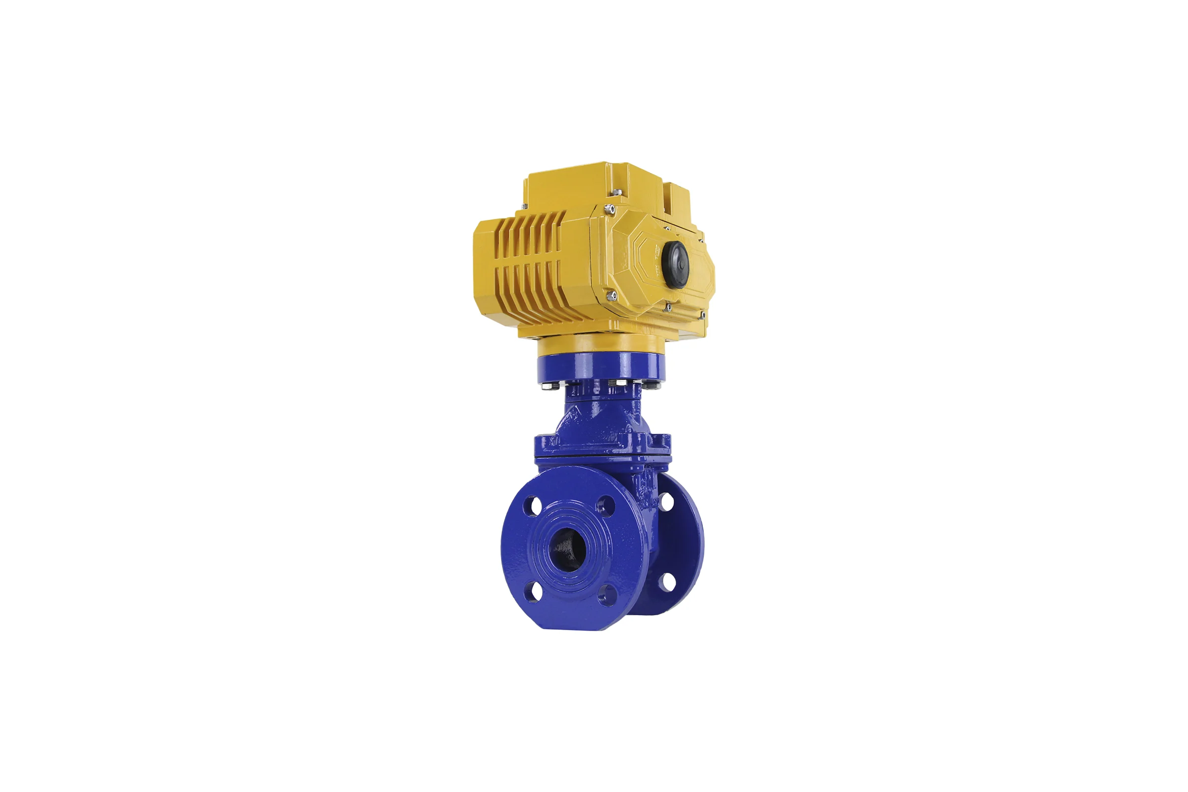 Задвижка клиновая DN.ru 30ч939р GGG50-EPDM-F4-BLUE Ду125 Ру16 электропривод MT-200 220В D040-00783