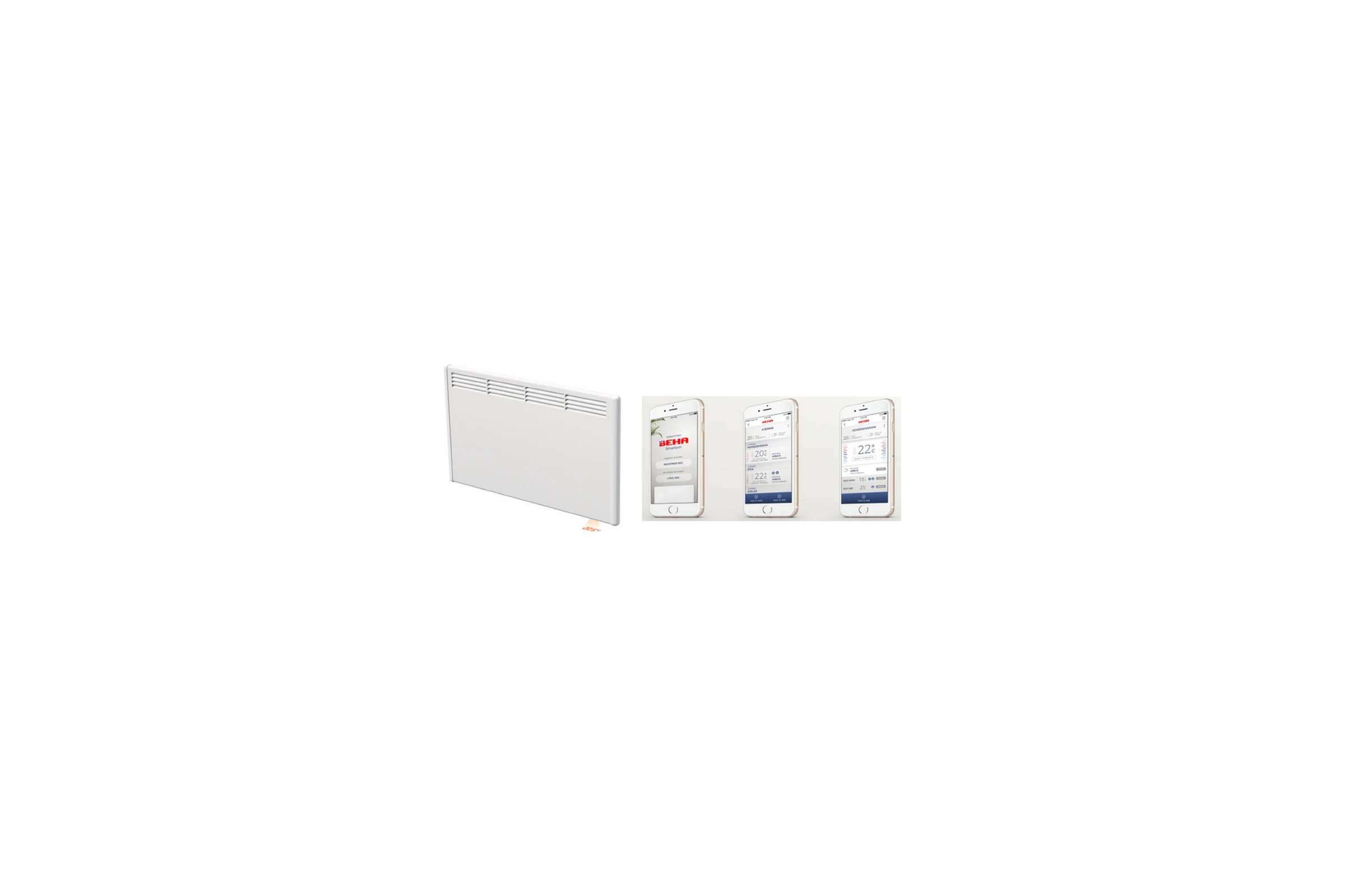 Конвектор BEHA с передней стальной панелью PV 20 Wi-Fi 810425
