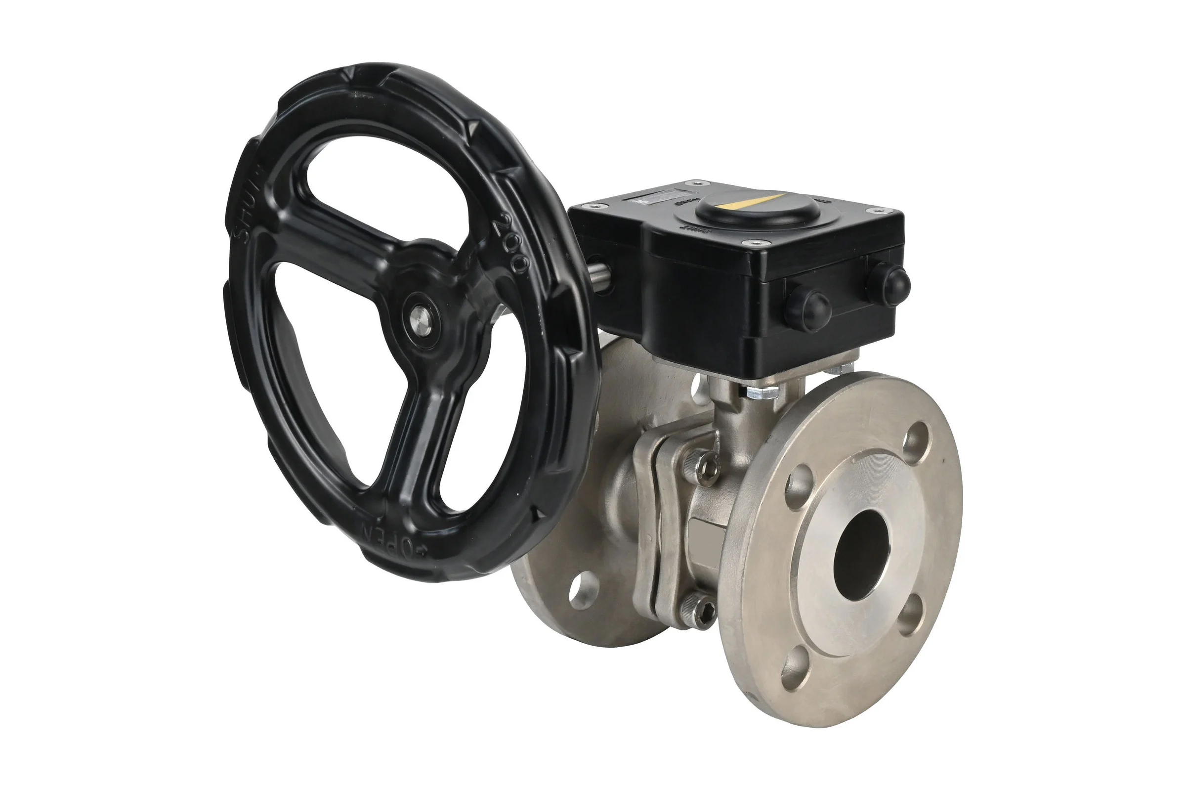 Шаровой кран DN.ru КШФП.316.200 Ду50 Ру40 с редуктором HAM-1 D160-12898