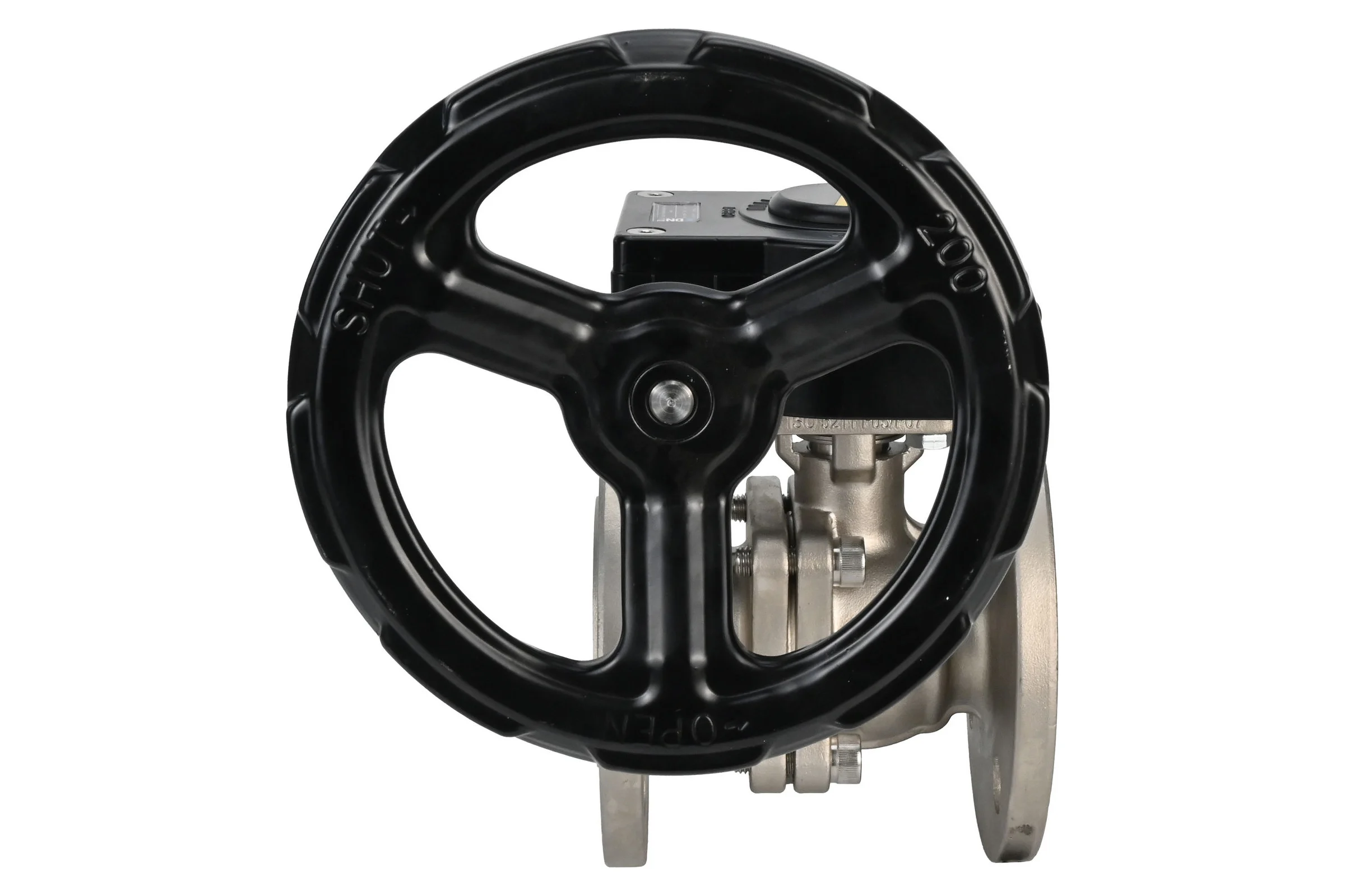 Шаровой кран DN.ru КШФП.316.200 Ду50 Ру40 с редуктором HAM-1 D160-12898