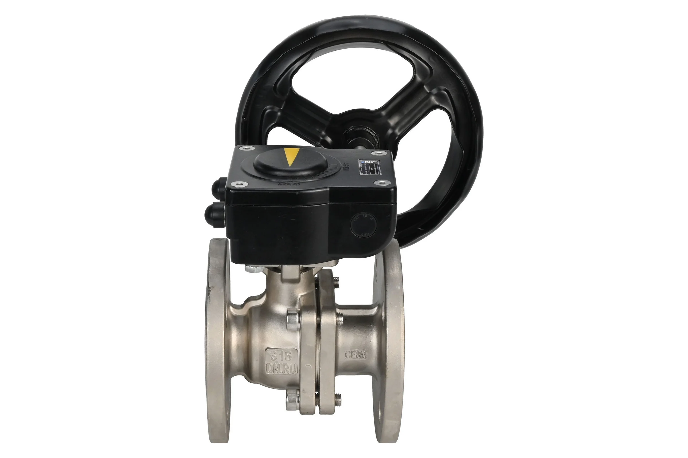 Шаровой кран DN.ru КШФП.316.200 Ду50 Ру40 с редуктором HAM-1 D160-12898