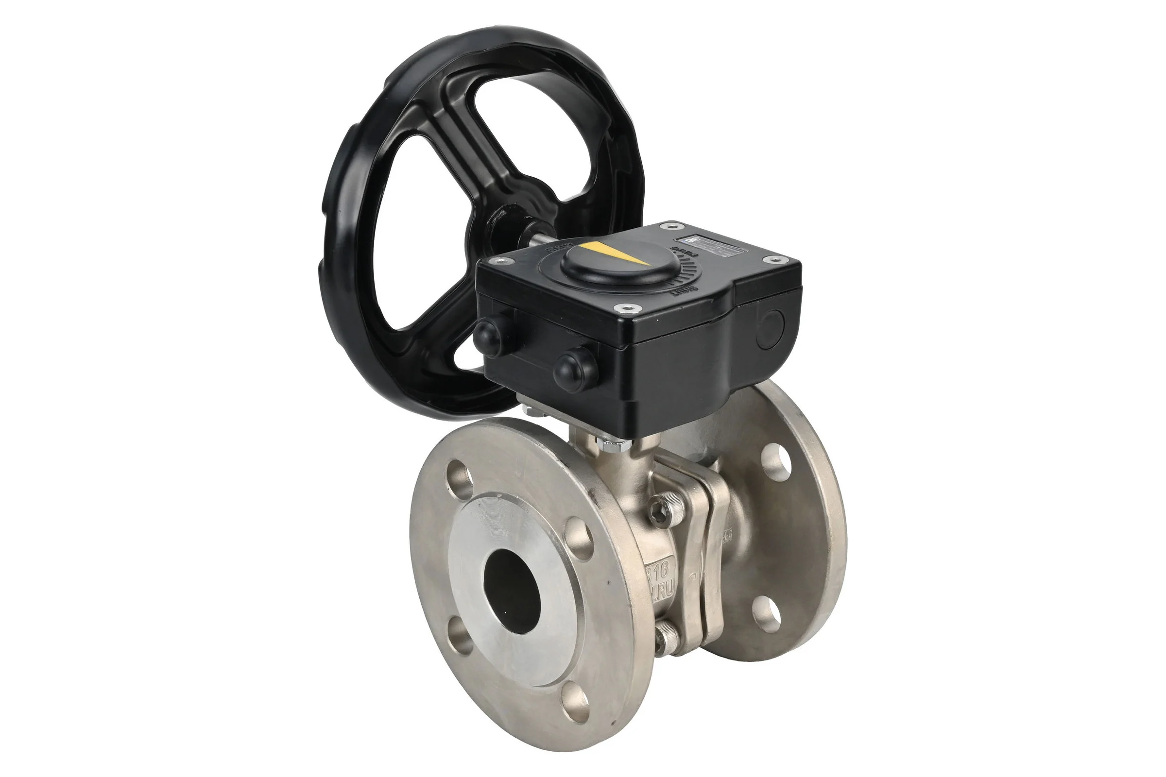 Шаровой кран DN.ru КШФП.316.200 Ду50 Ру40 с редуктором HAM-1 D160-12898
