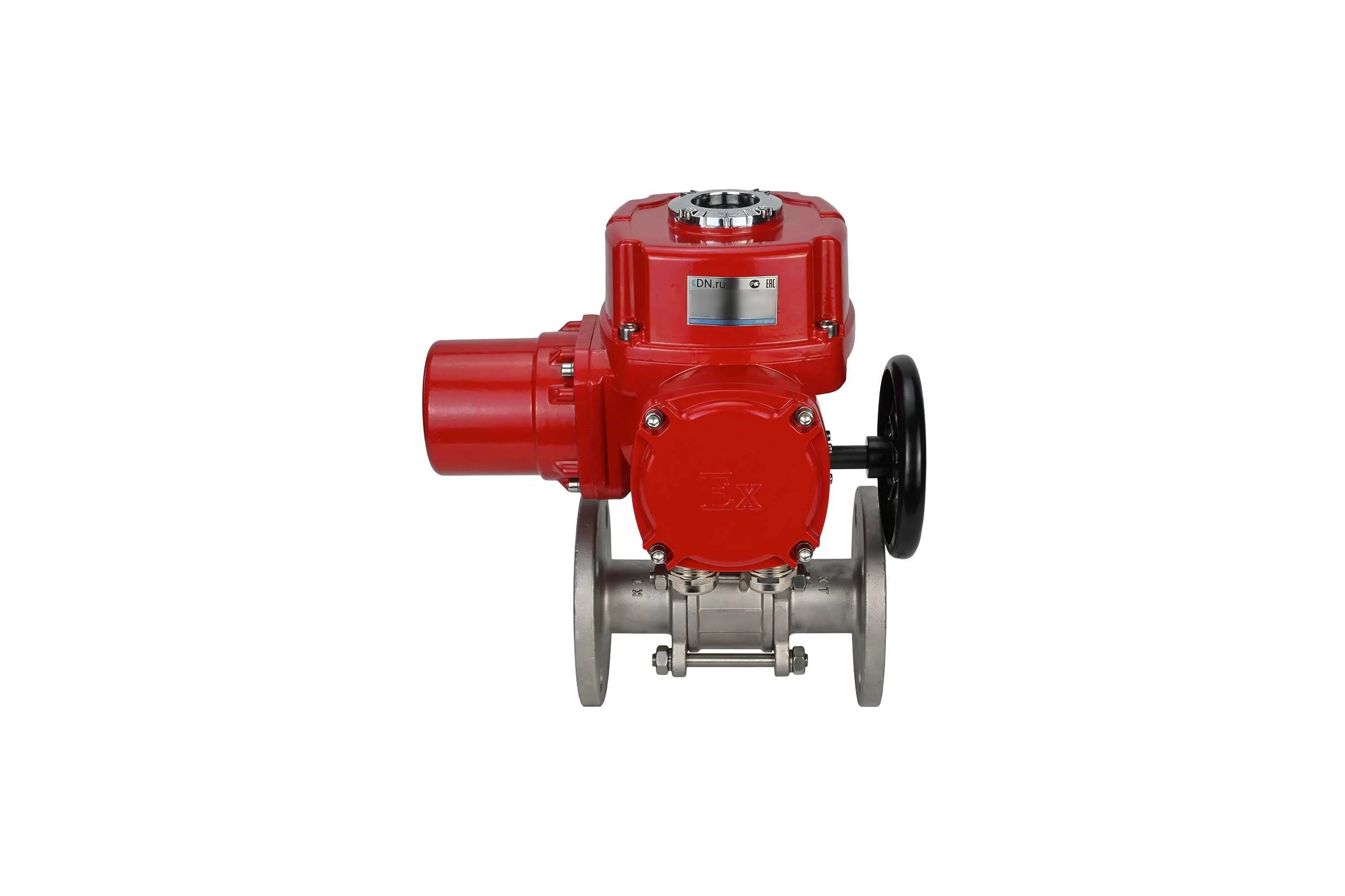 Шаровой кран DN.ru КШФПТ-ISO.316.180 Ду25 Ру40 с электроприводом QT-W (M) EX-005 380В D160-16614