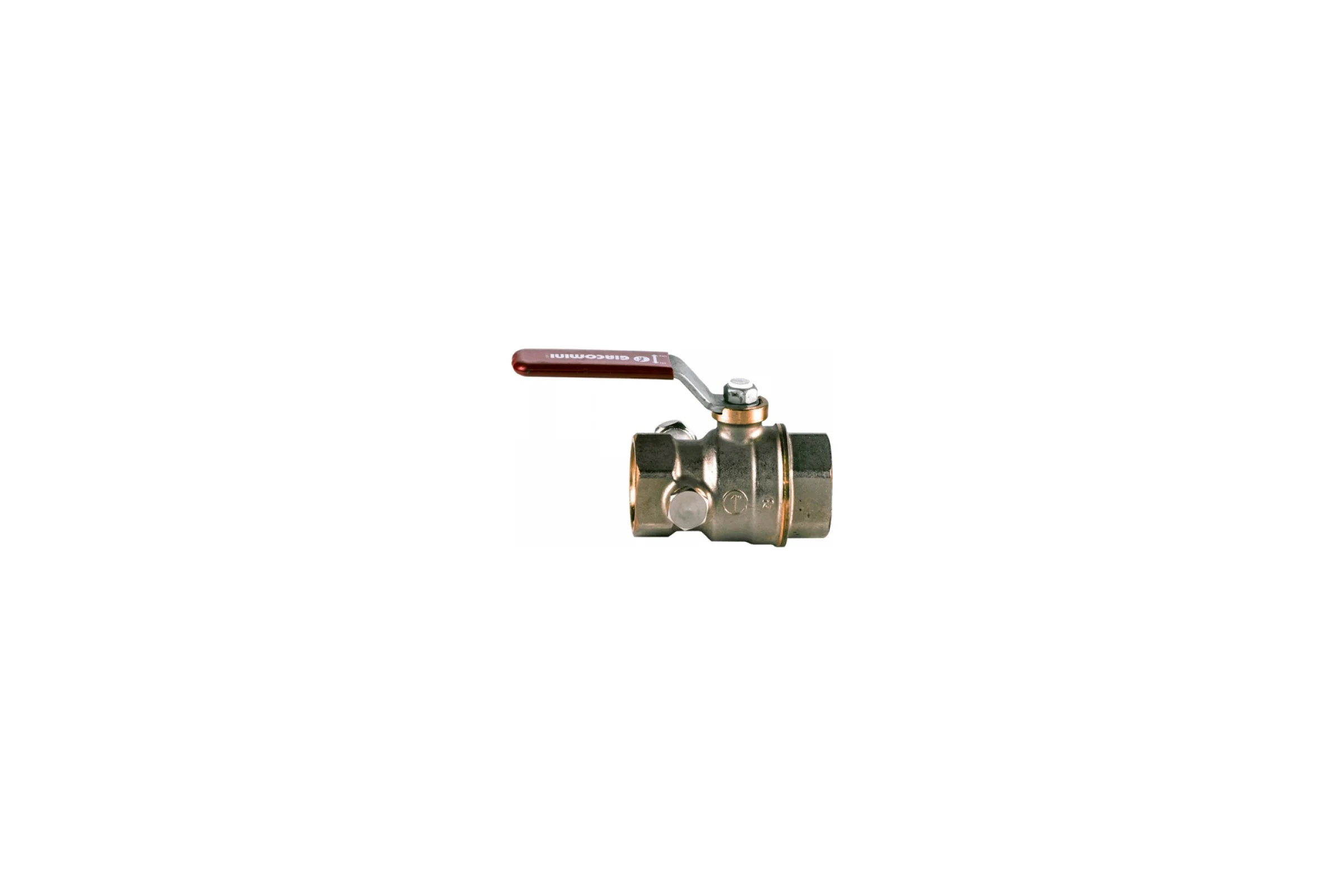 Шаровой кран Giacomini со спускником R910S Ду 15 Ру42 ВР G1/2 R910SX003 007-7776