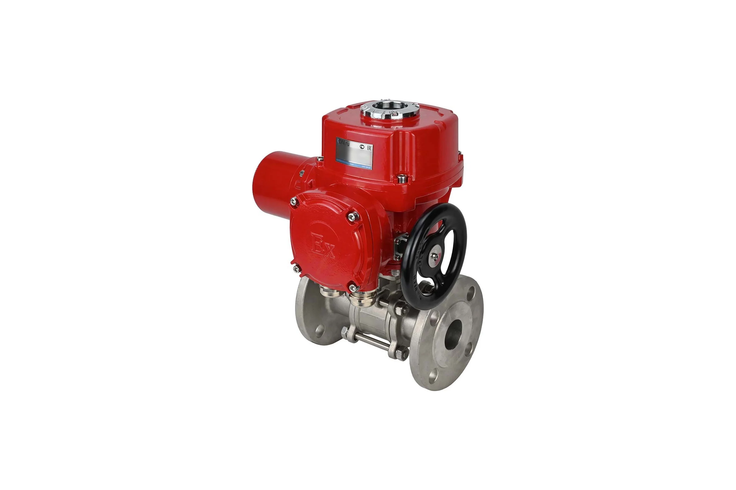 Шаровой кран DN.ru КШФПТ-ISO.304.180 Ду50 Ру40 с электроприводом QT-W (M) EX-005 220В D160-16572