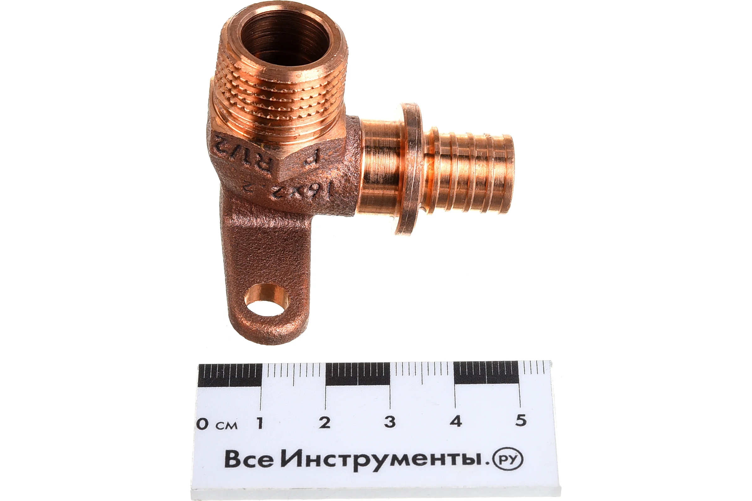 Настенный угольник REHAU с наружной резьбой, 16-R, 1/2 RX 14563641001