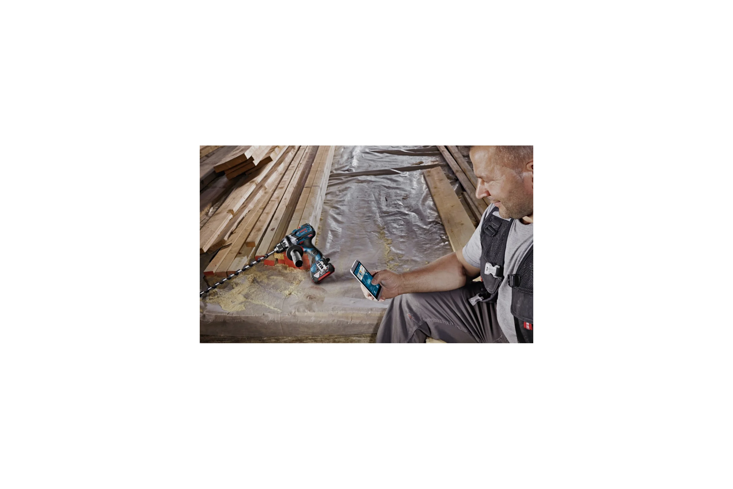 Аккумуляторный шуруповерт Bosch GSR 18V-110C 06019G010C