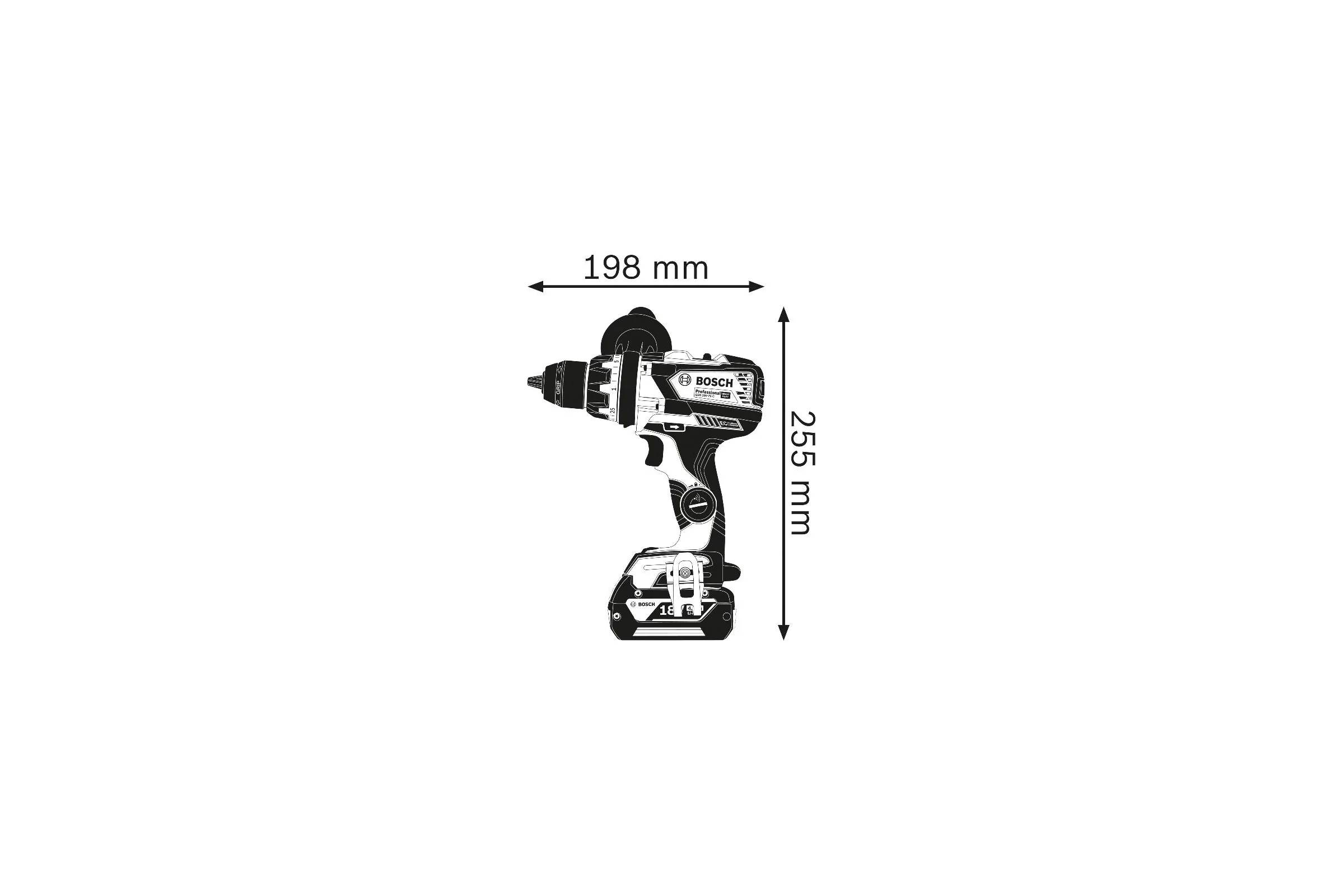Аккумуляторный шуруповерт Bosch GSR 18V-110C 06019G010C