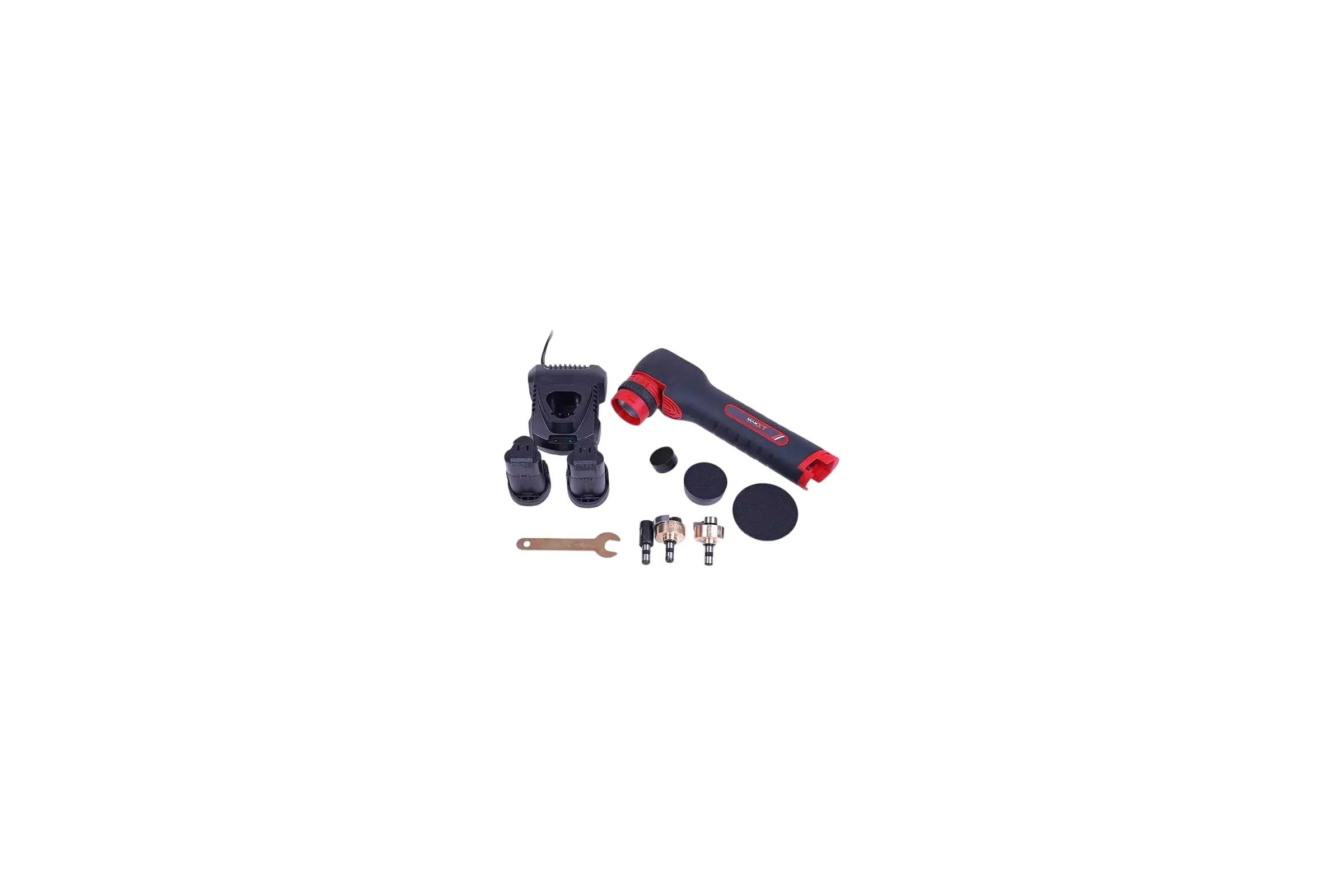 Полировальная машинка MAXXT 12V/2.0Ah, эксцентрик 3 и 12 мм, с аккумулятором SCMP0002