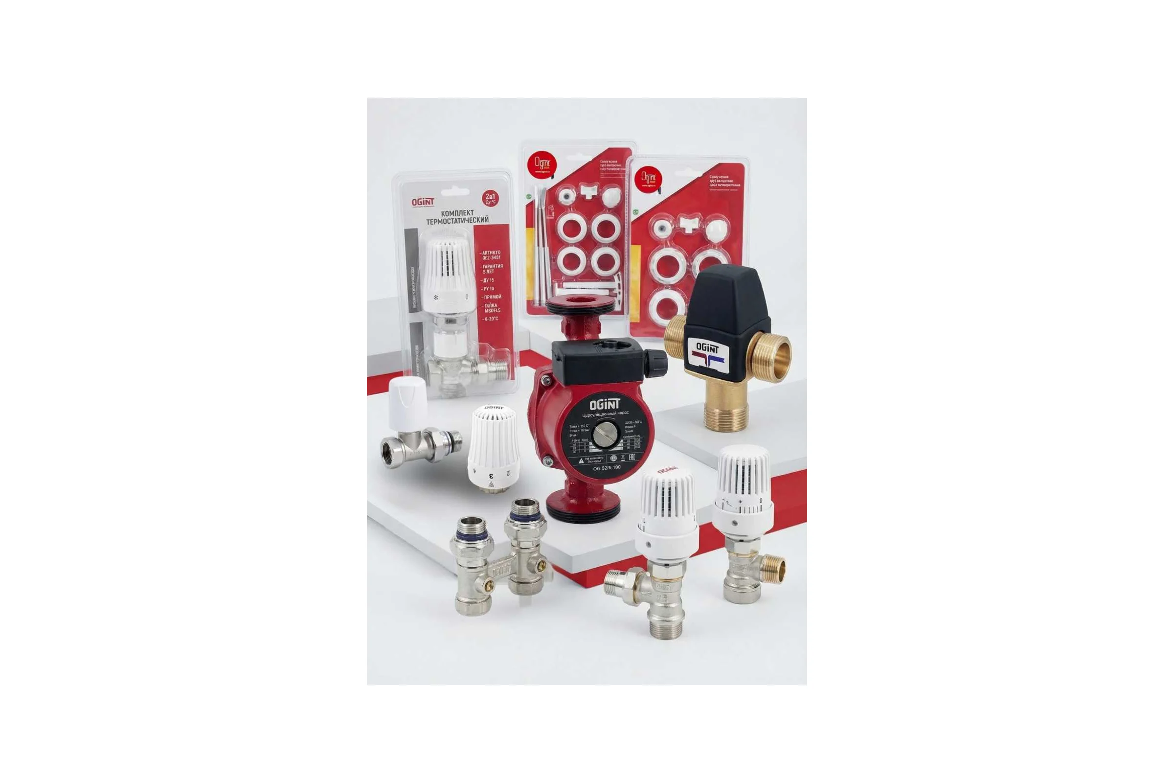 Радиатор биметаллический Ogint Ultra Plus 500 10 секций, 1430Вт 117-5978