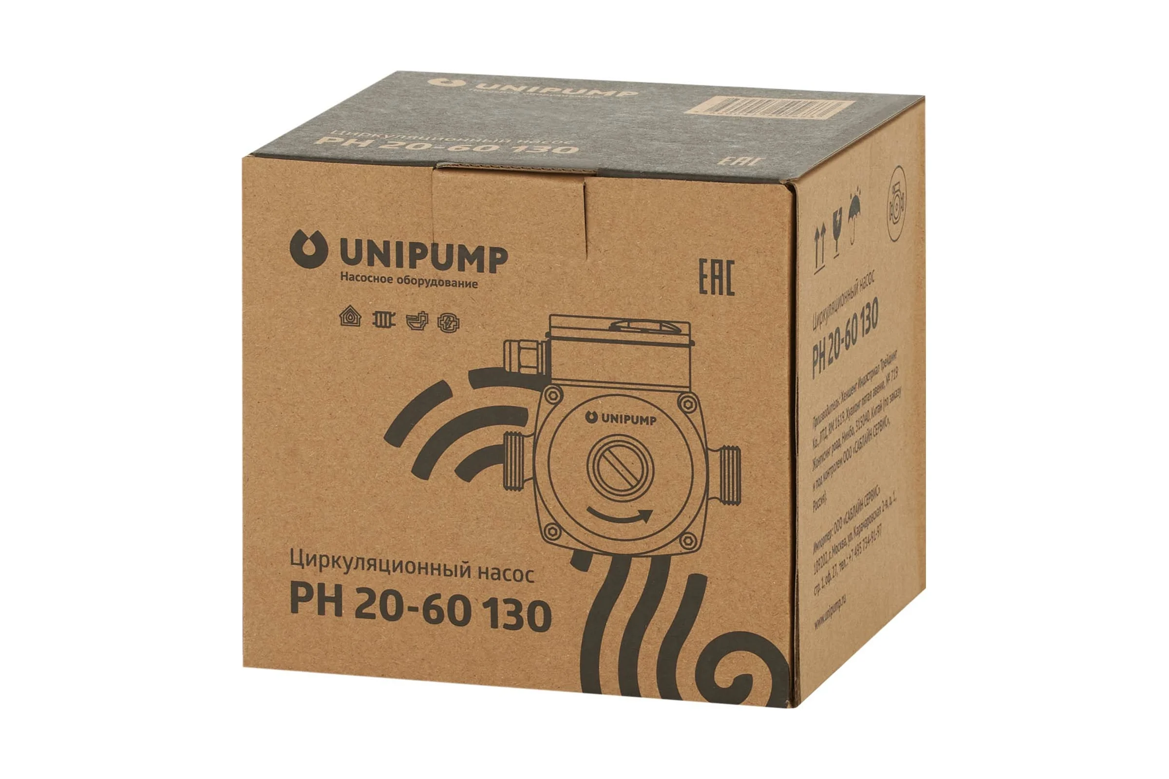 Циркуляционный насос UNIPUMP PH 20-60 130 66193