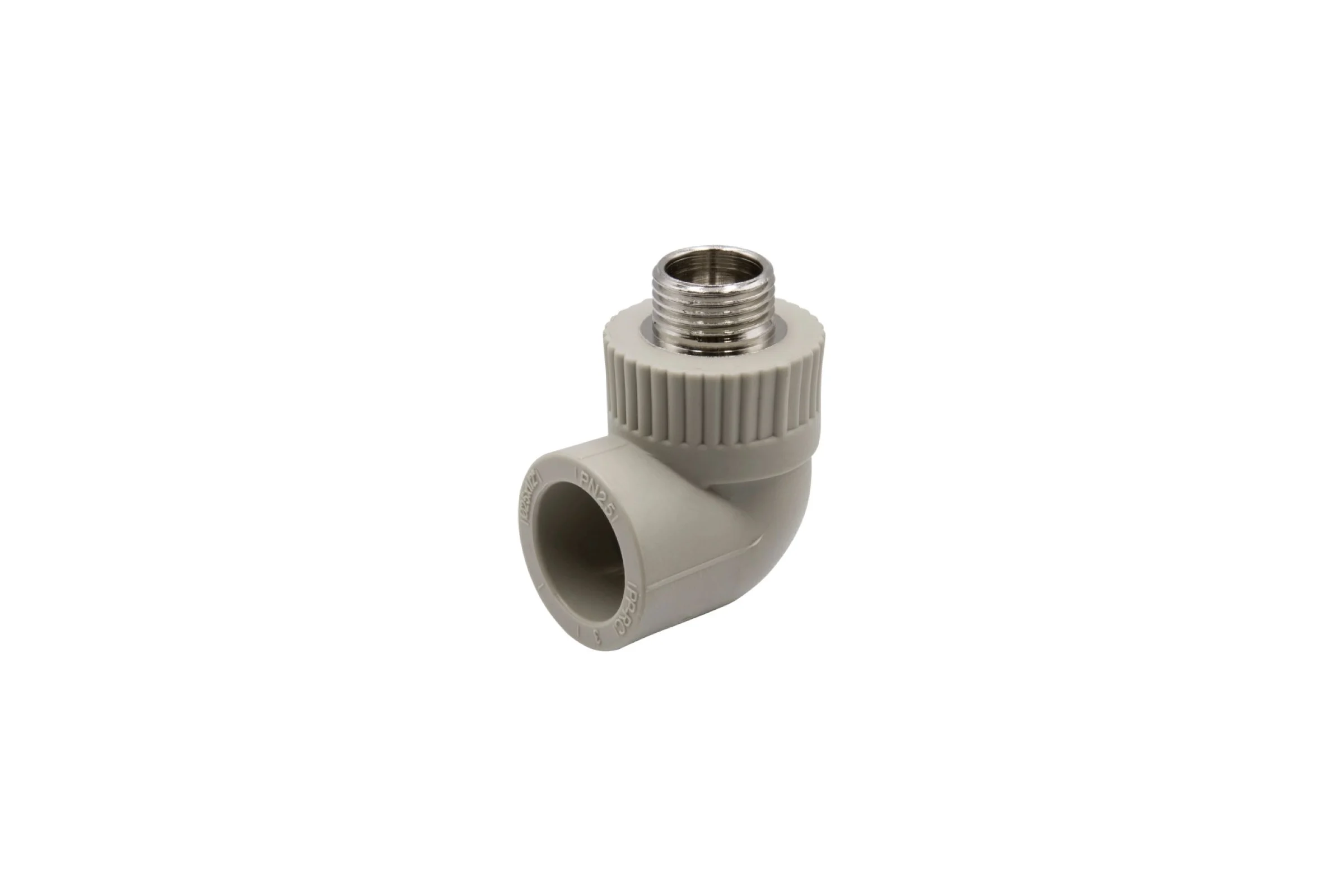 Комбинированный уголок VRT 25х1/2 нар., серый, Россия EVER plast 538426