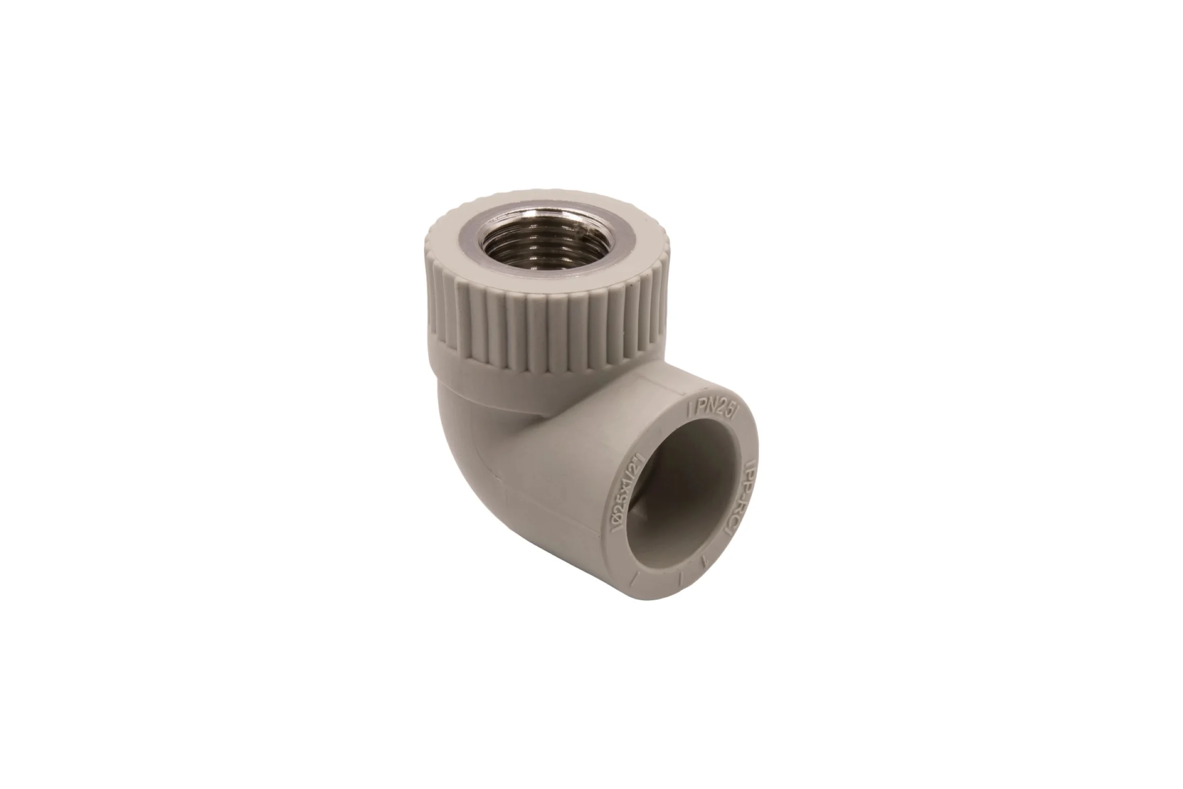 Комбинированный уголок VRT 25х1/2 вн., серый, Россия EVER plast 538432