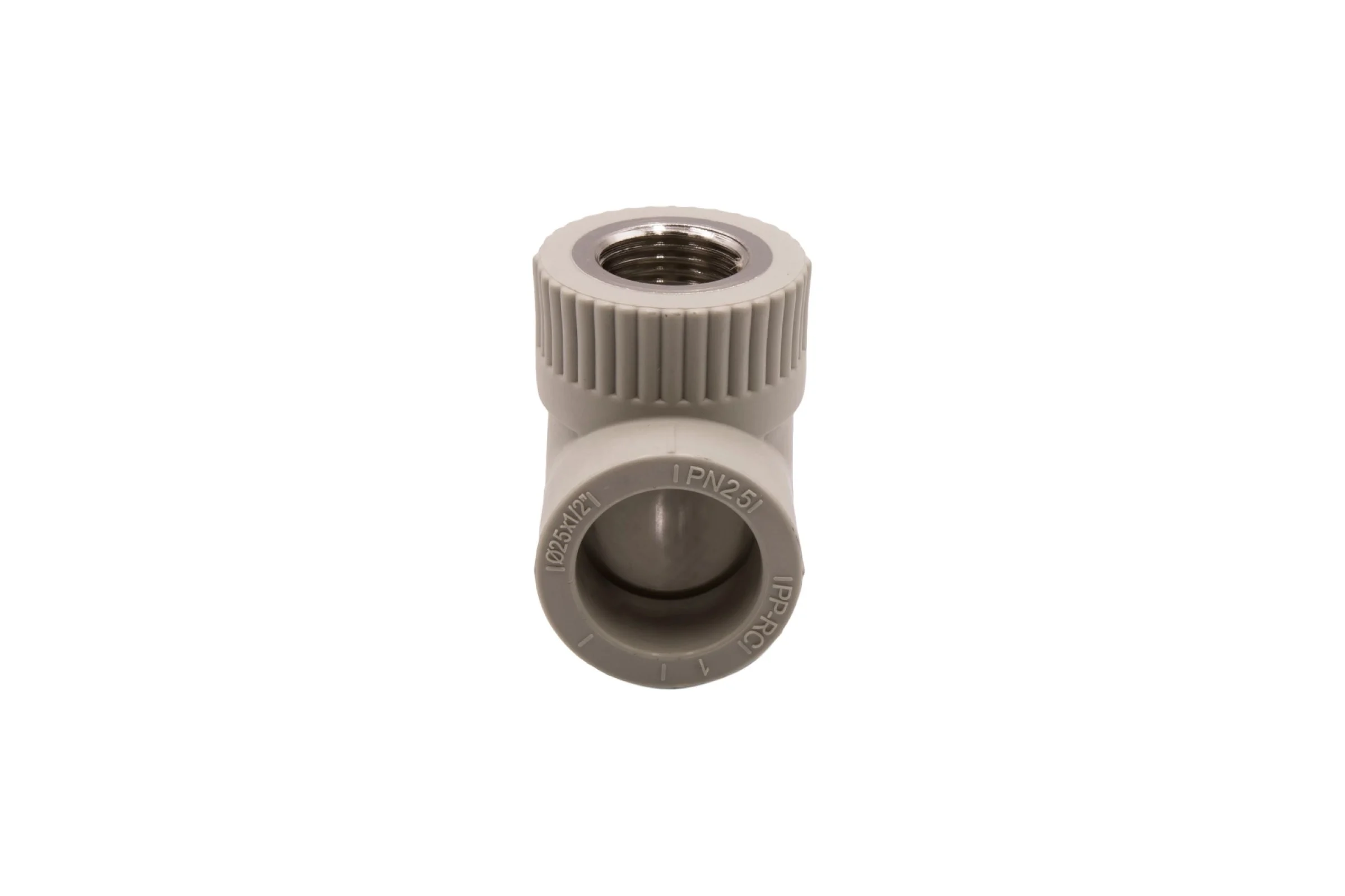 Комбинированный уголок VRT 25х1/2 вн., серый, Россия EVER plast 538432