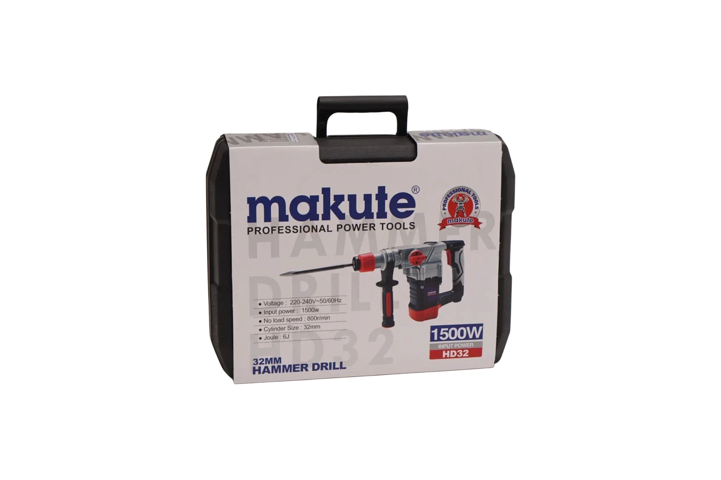 Перфоратор сетевой Makute 1500Вт, 6Дж HD32