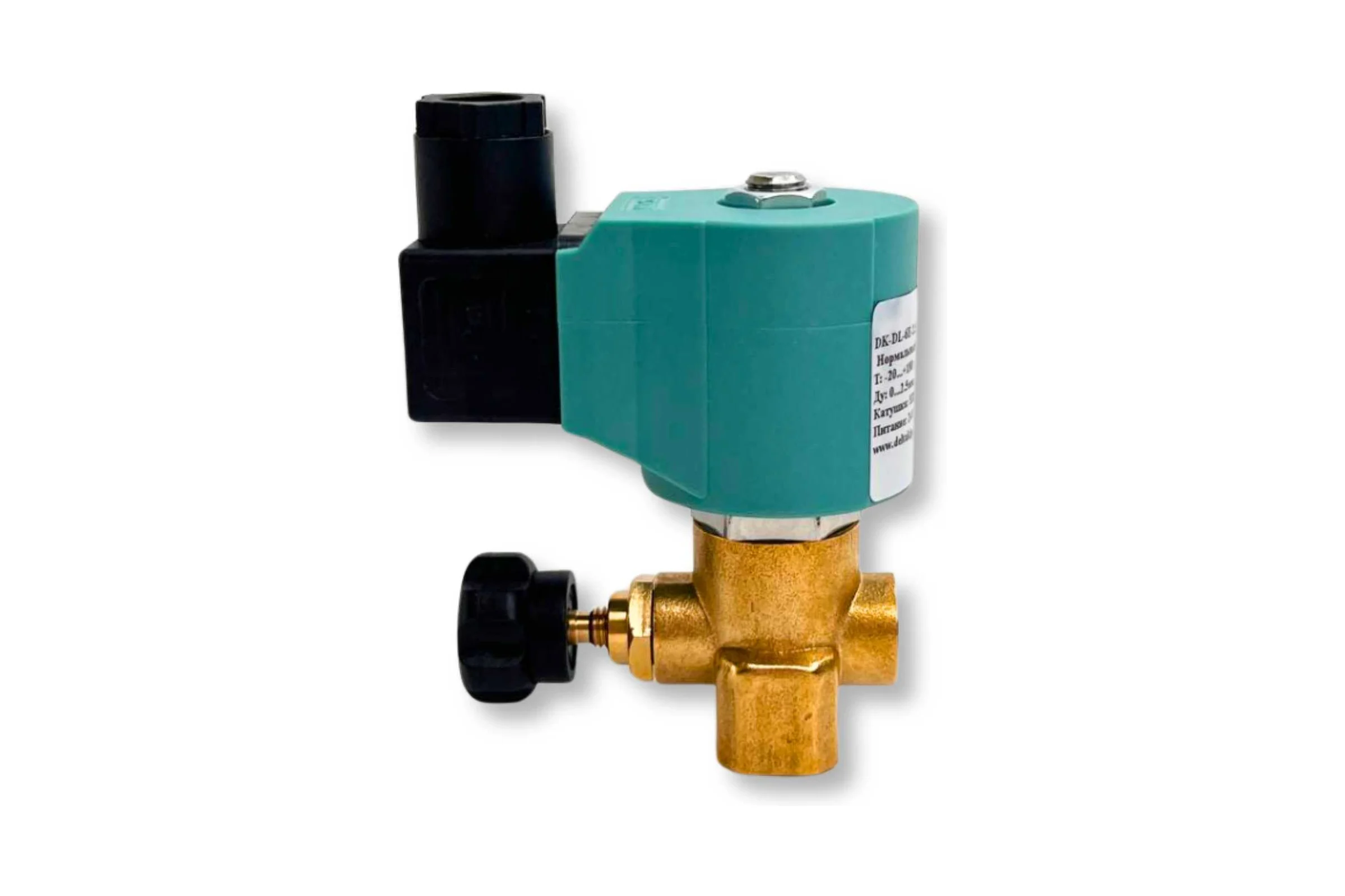 Соленоидный клапан DELTAKIP DK-DL-6E G, Ду 0…2,5, 0…2,5МПа, 0…160С, Латунь, Viton, SB597, 24VDC DK-H0000253
