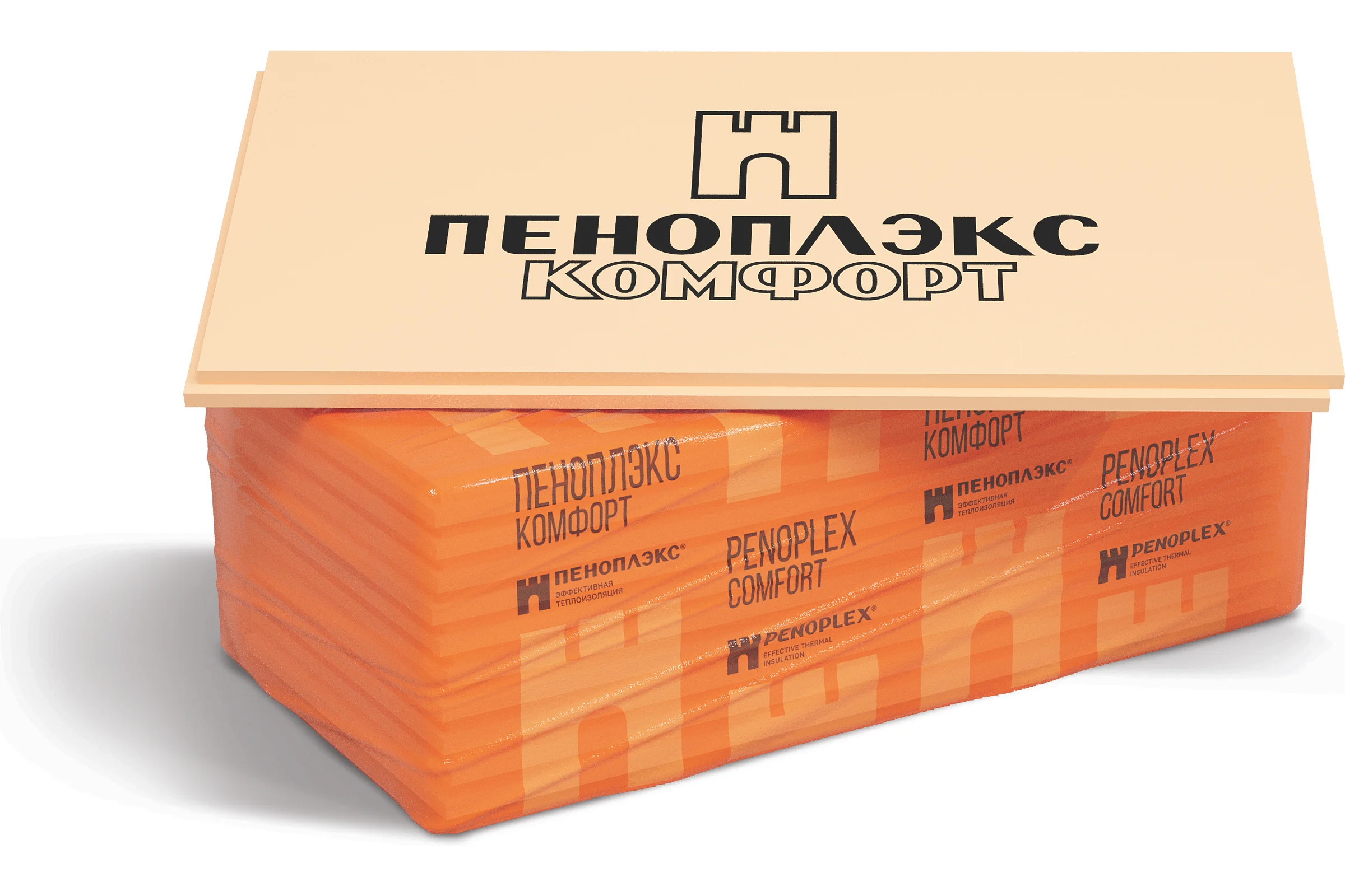 Экструдированный пенополистирол PENOPLEX Пеноплэкс Комфорт 50x585x1185 мм TU0-0002521