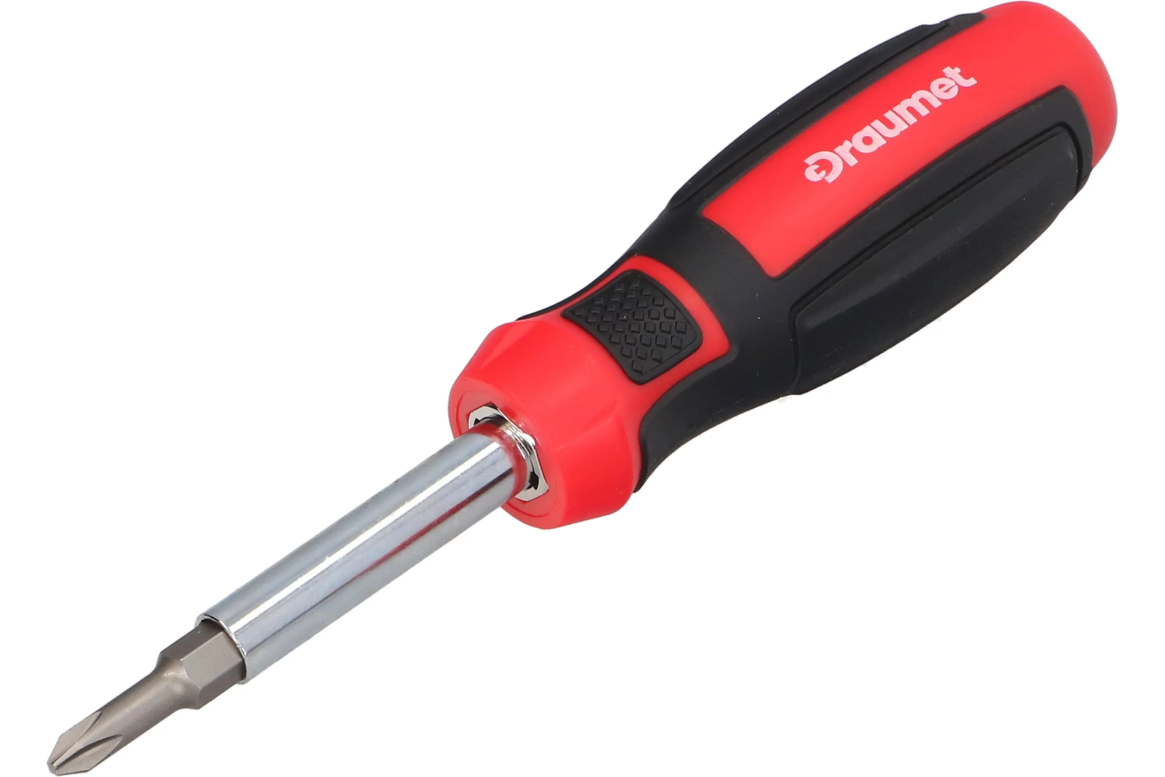 Отвертка 6-в-1 DRAUMET PH1, PH2, SL 5 мм, SL 6, HEX 6 и 8 мм D342-50