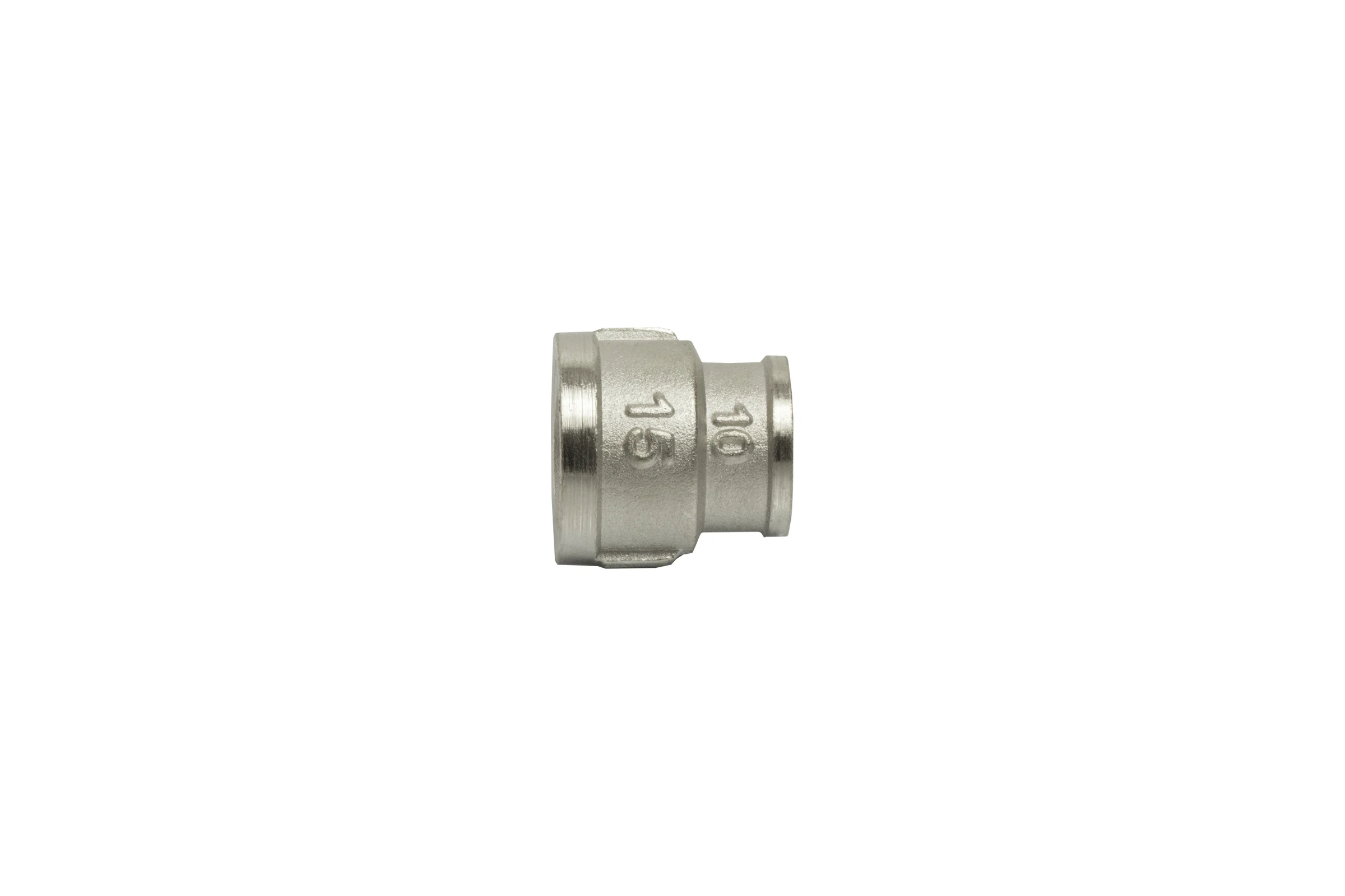 Переходная муфта VRT 1/2"-3/8", внутренняя/внутренняя, никель 1908-001510 503043
