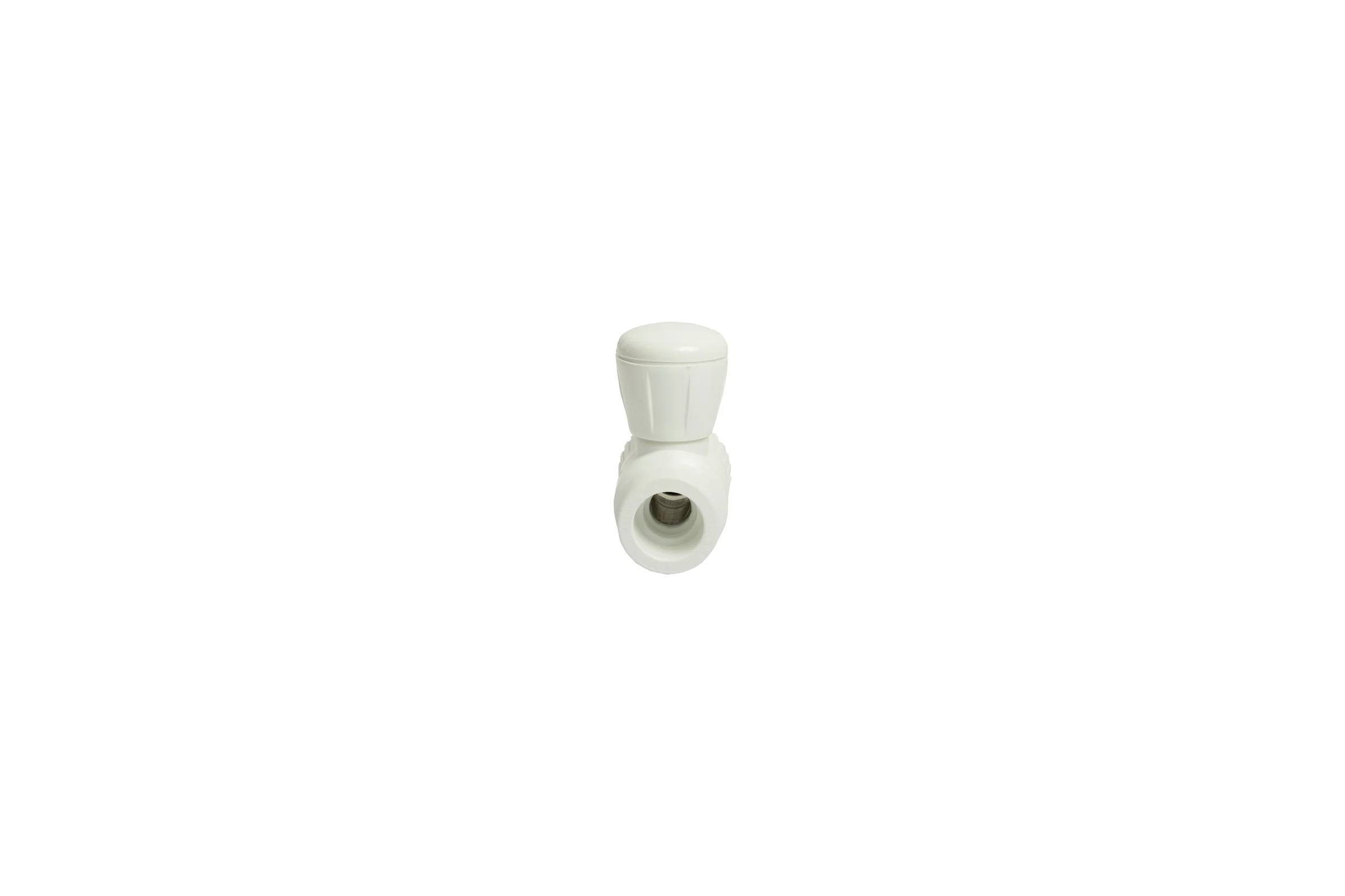 Шаровой кран VRT американка, 25-3/4", прямой, EVER plast, белый 542467