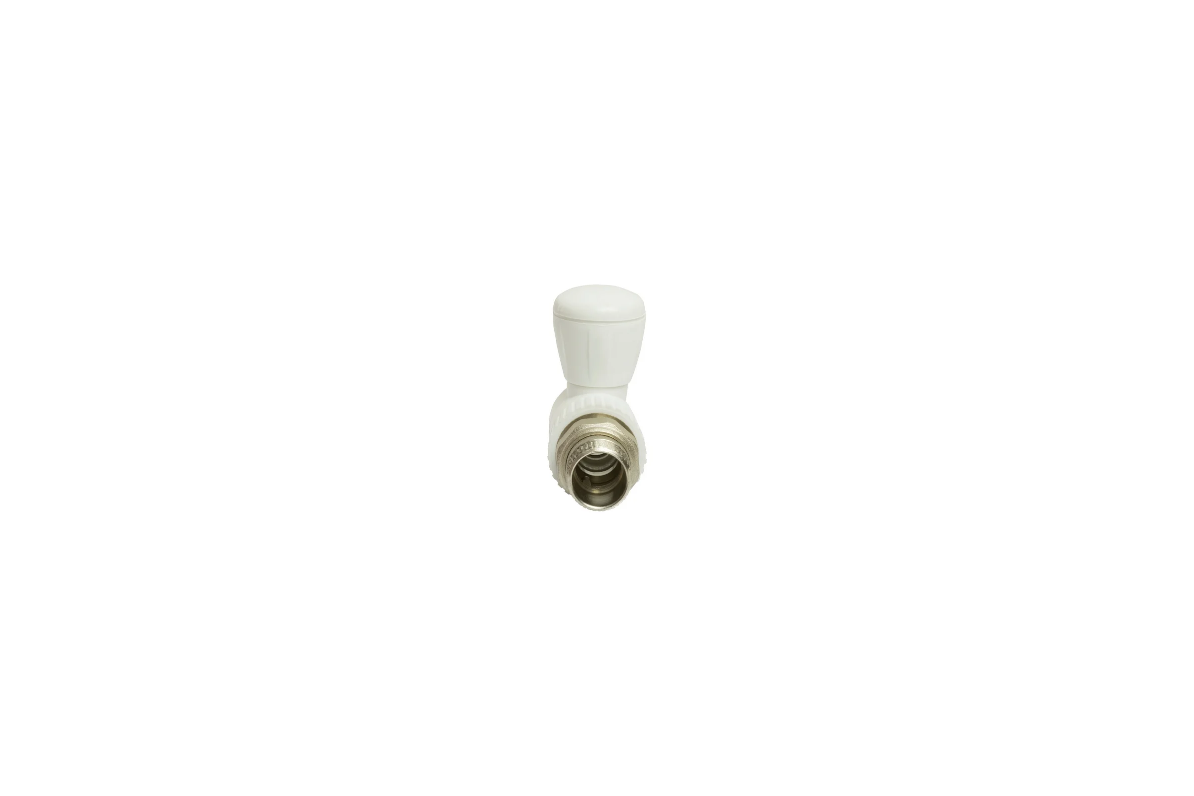 Шаровой кран VRT американка, 25-3/4", прямой, EVER plast, белый 542467