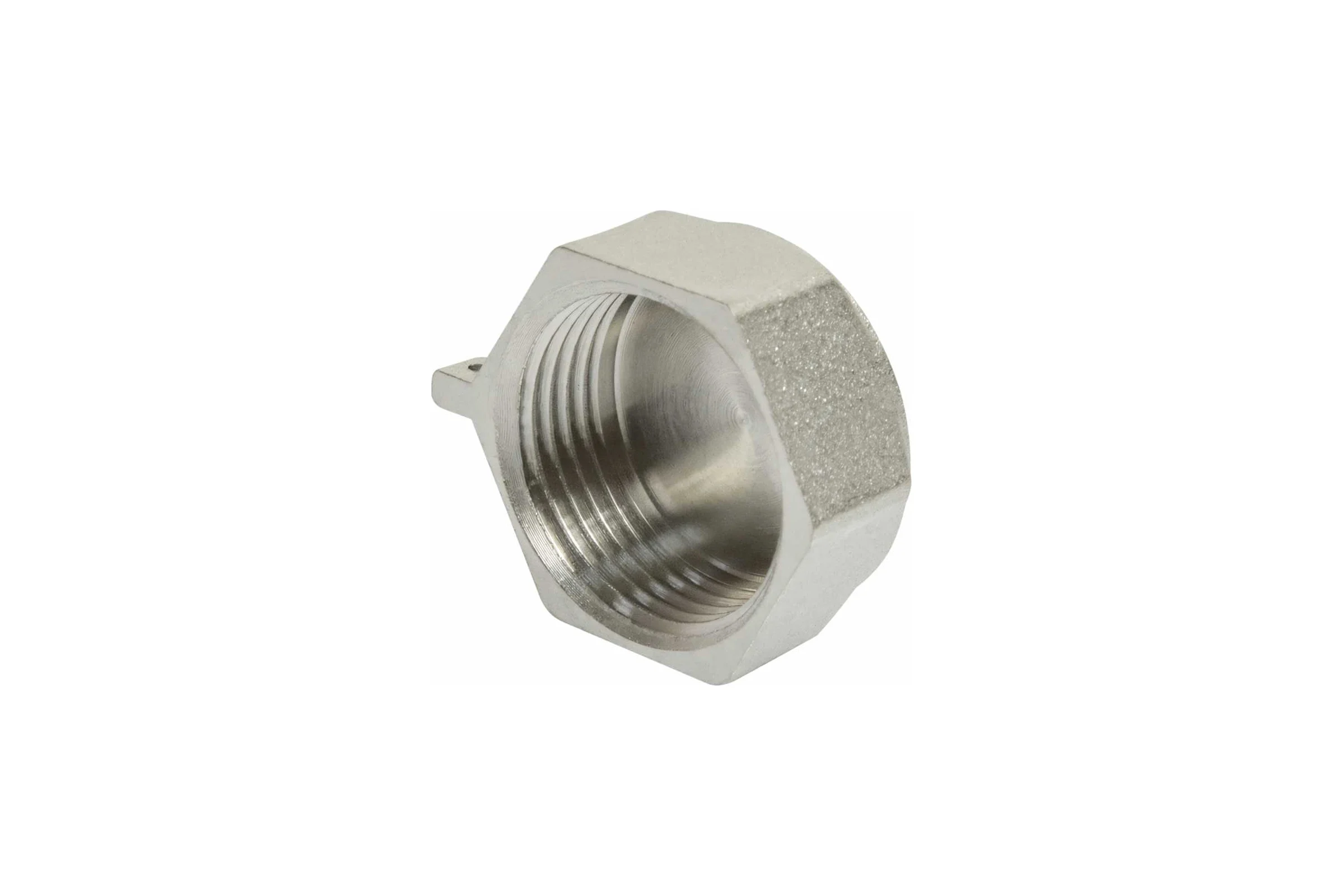 Заглушка VRT 1/2", внутренняя, с контрольным отверстием, никель 1910-000015 503080