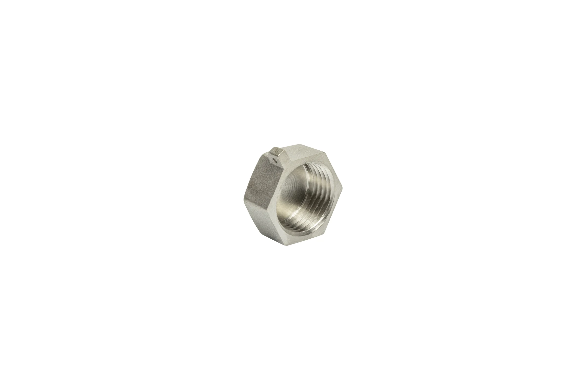 Заглушка VRT 1/2", внутренняя, с контрольным отверстием, никель 1910-000015 503080