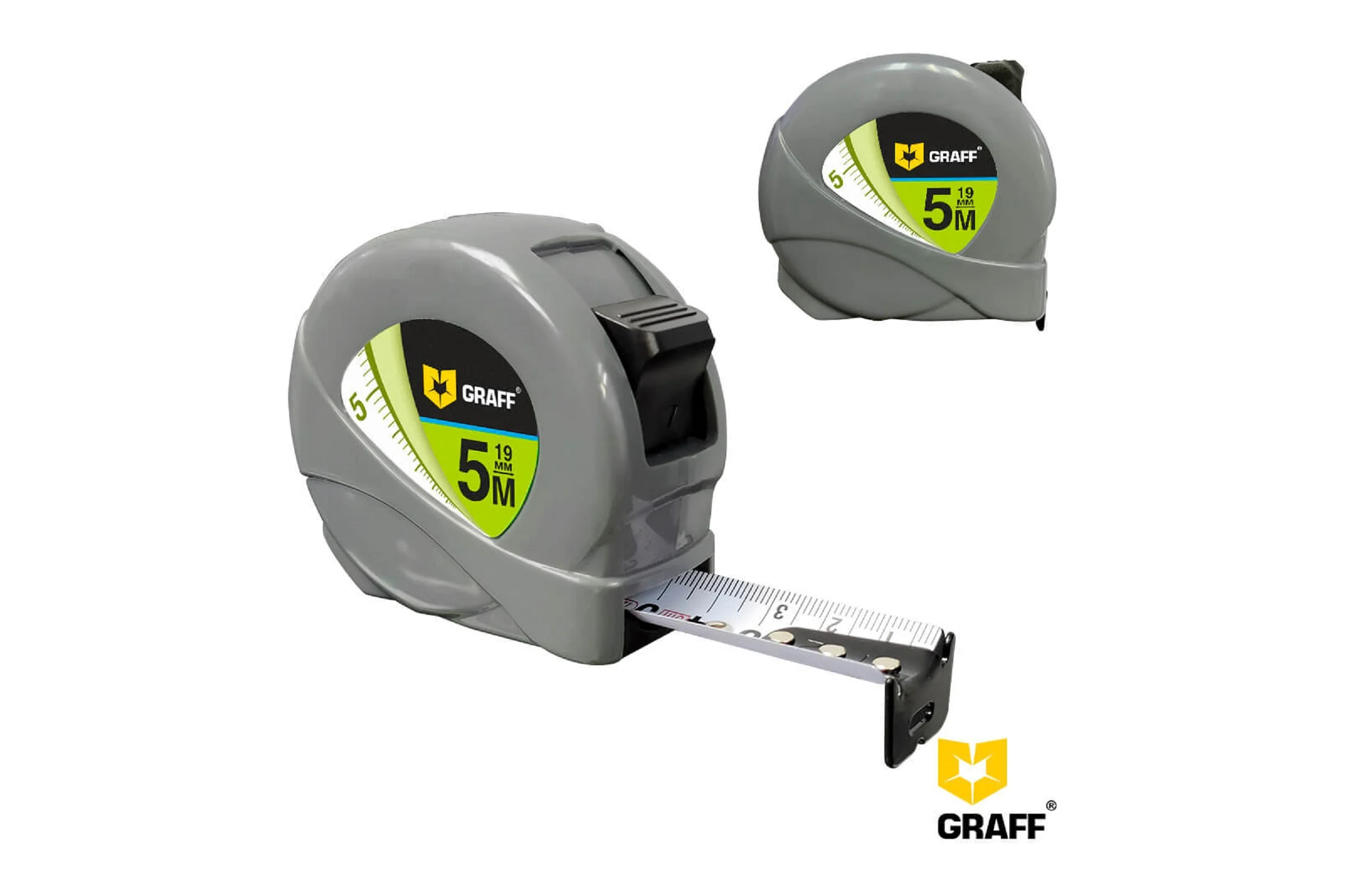 Рулетка GRAFF Standart 5 м, 19 мм 122519