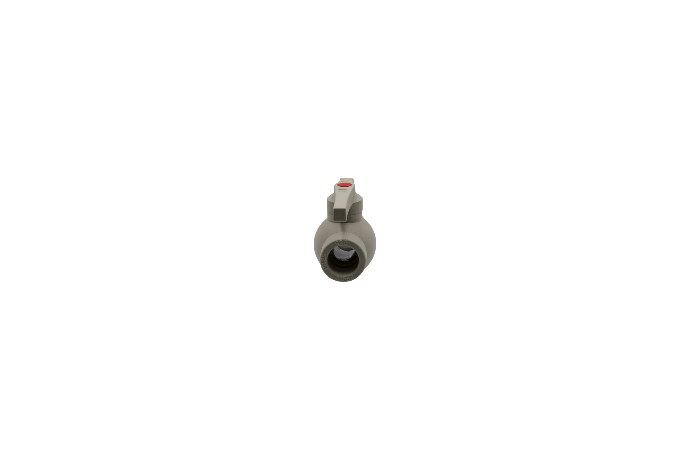 Шаровой кран VRT 25, ручка, PP-R EVER plast, серый 538455
