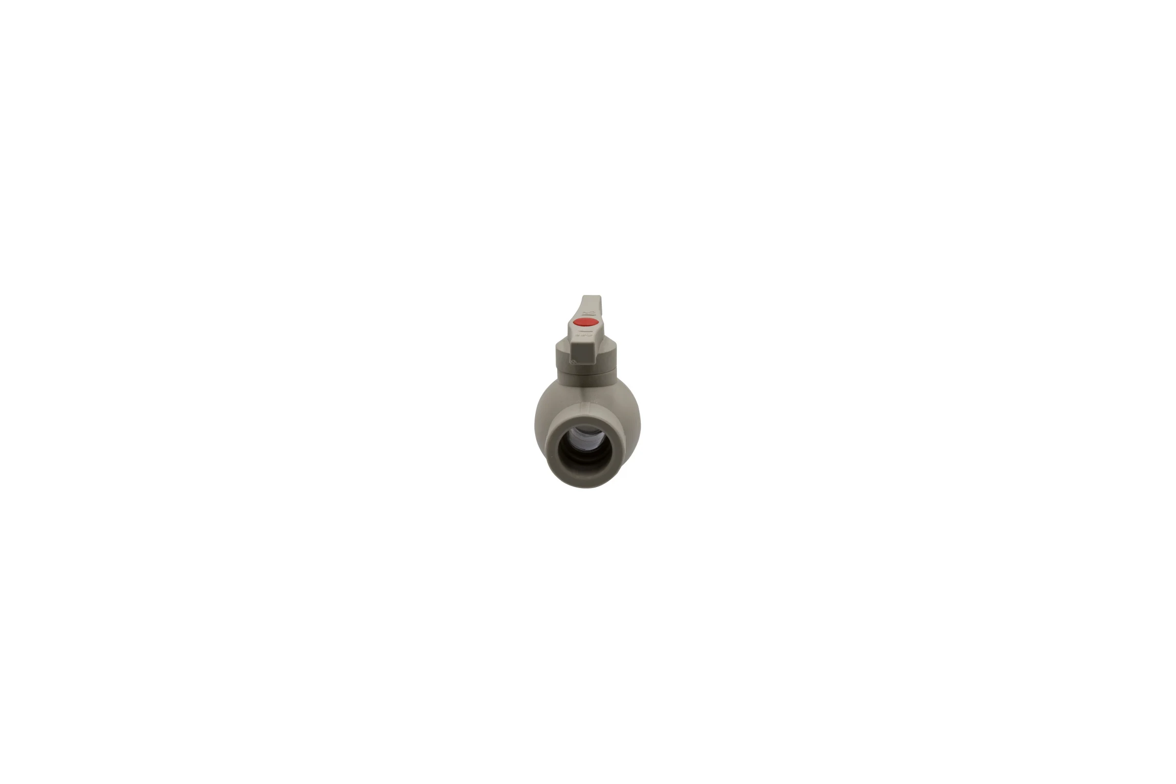 Шаровой кран VRT 25, ручка, PP-R EVER plast, серый 538455