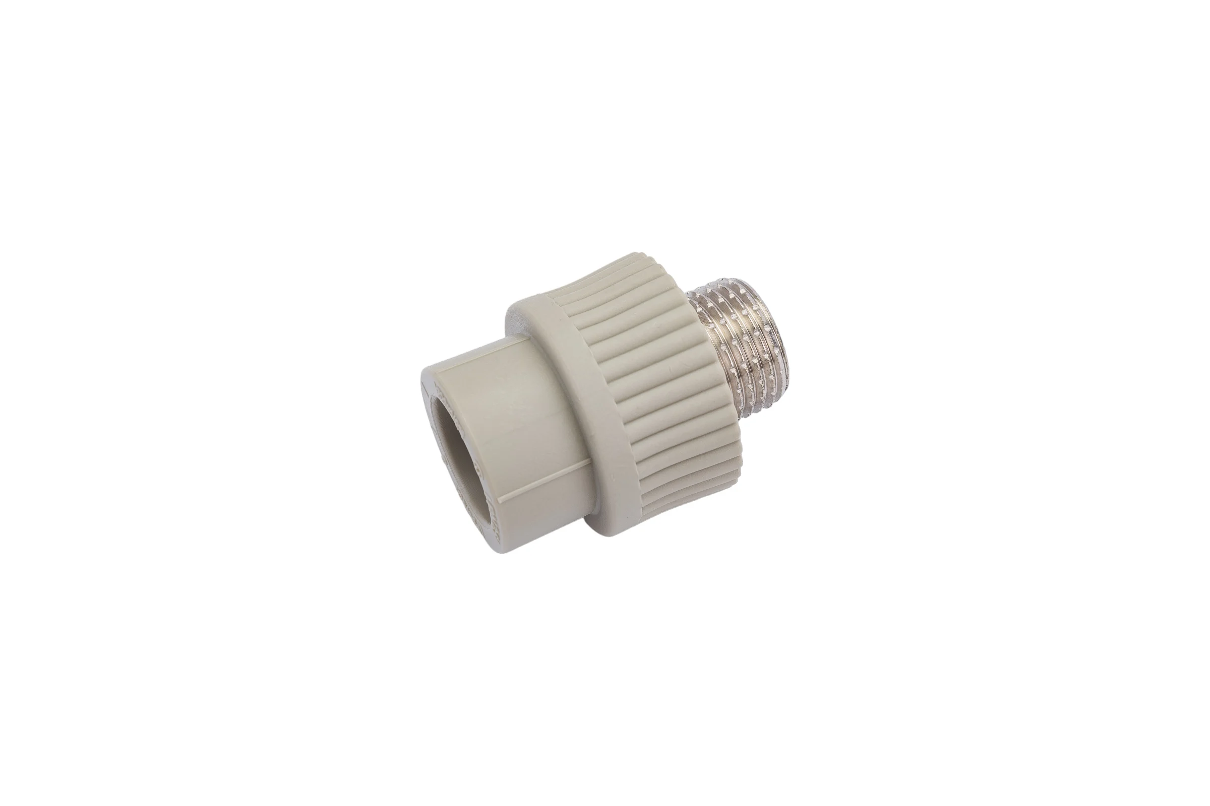 Комбинированная муфта VRT наружная, 20х1/2", EVER plast, серый 538327
