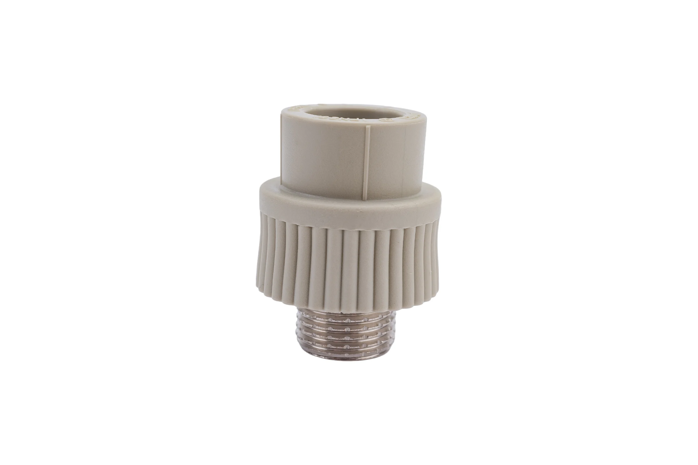 Комбинированная муфта VRT наружная, 20х1/2", EVER plast, серый 538327