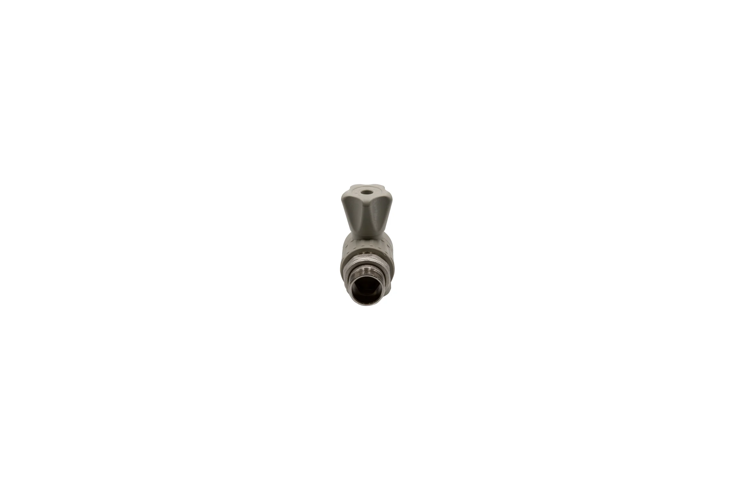 Шаровой кран VRT американка, 25-3/4", угловой, EVER plast, серый 538454