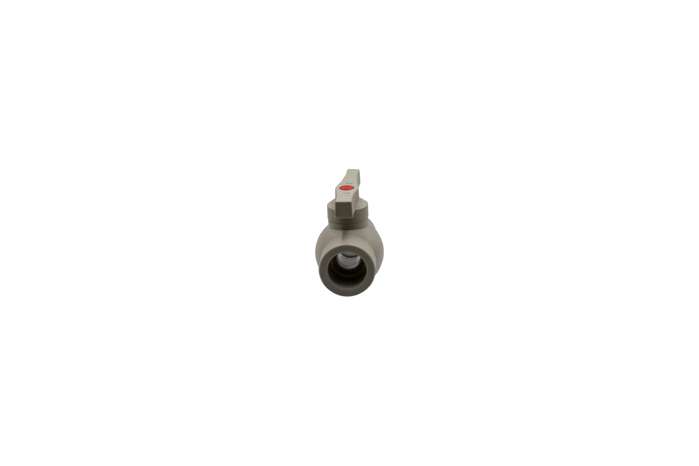 Шаровой кран VRT 32, ручка, PP-R EVER plast, серый 538459
