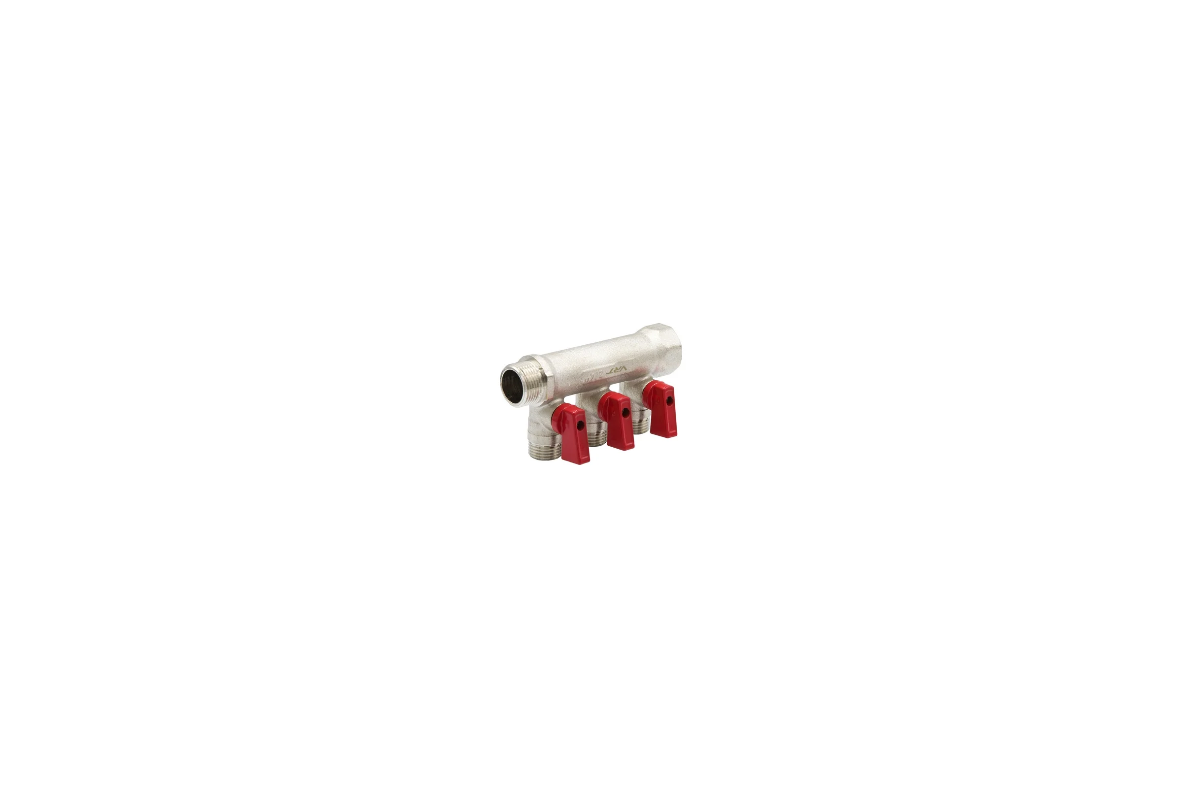 Коллектор VRT 3/4"x1/2", с отсечными кранами, 3 выхода 531862