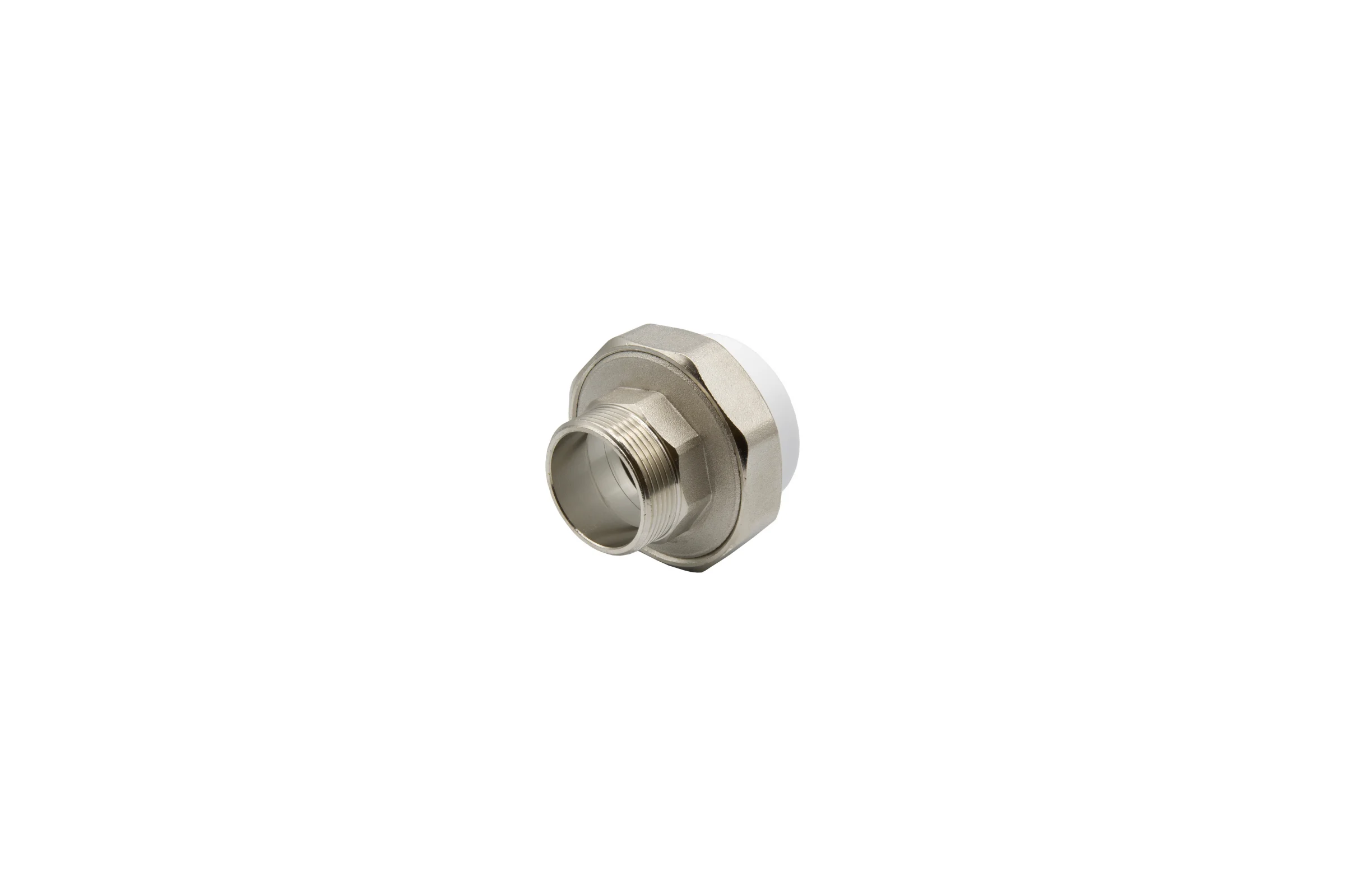 Комбинированная муфта VRT разъемная, наружная, 50х1 1/2", EVER plast, белый 532364