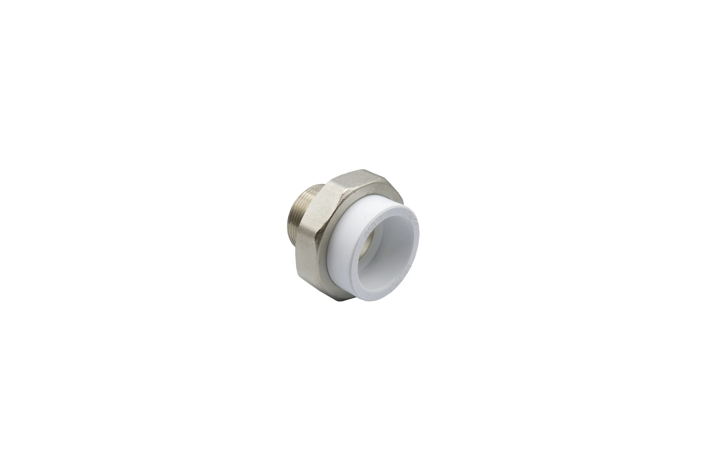 Комбинированная муфта VRT разъемная, наружная, 50х1 1/2", EVER plast, белый 532364